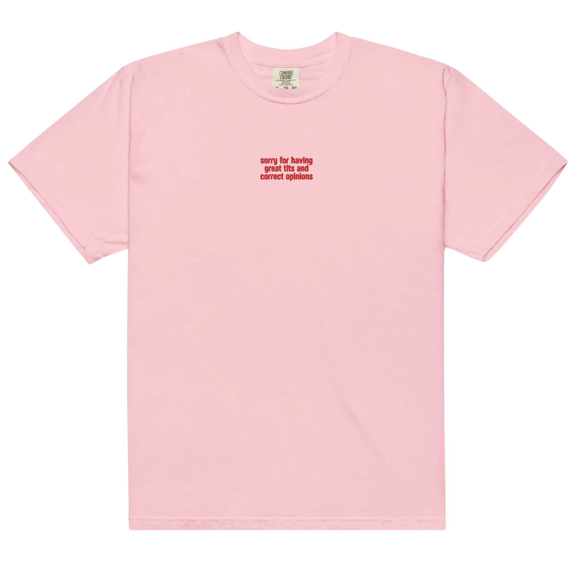 Great Tits Correct Opinions Embroidered Classic T-Shirt - Image 8