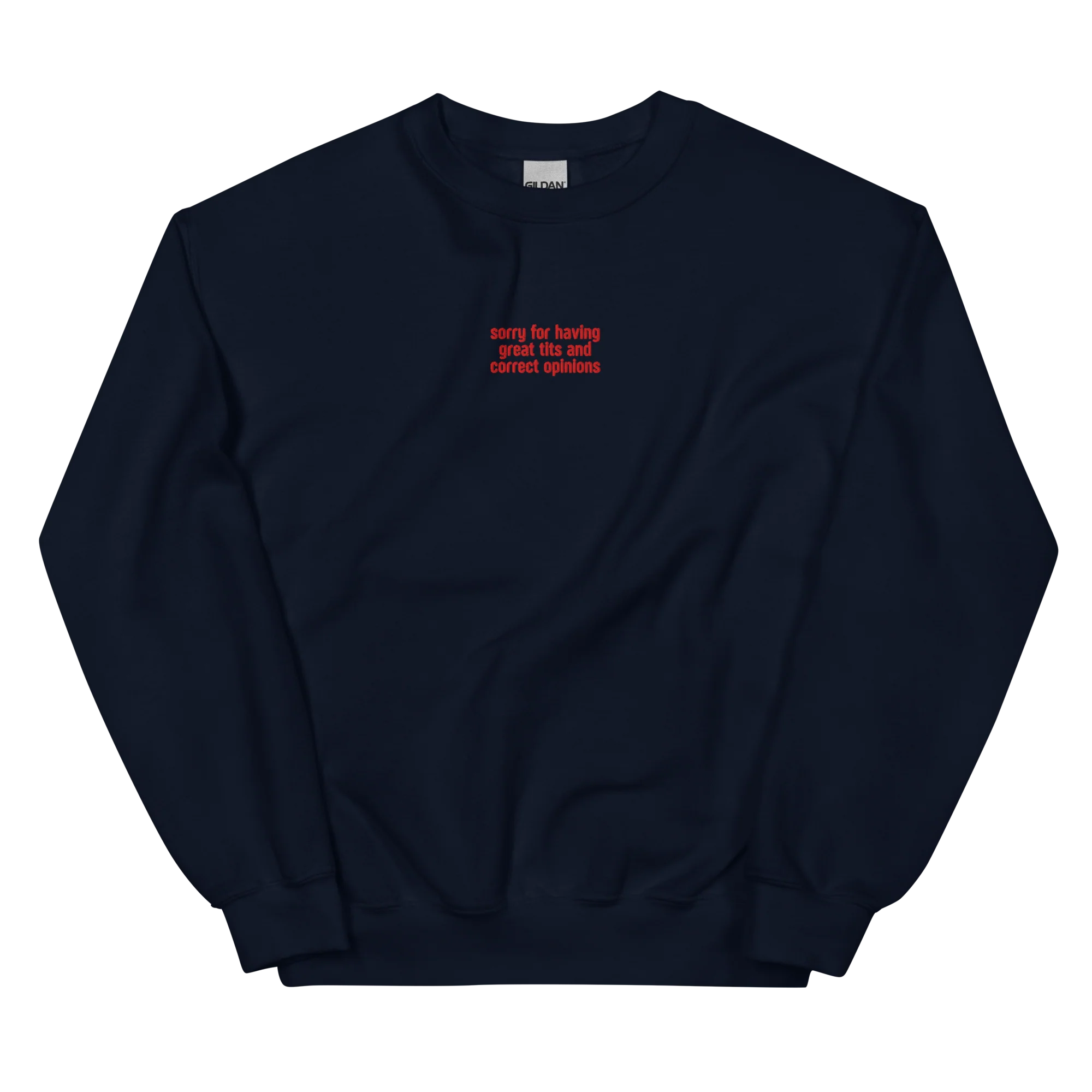Great Tits Correct Opinions Embroidered Sweatshirt - Image 5