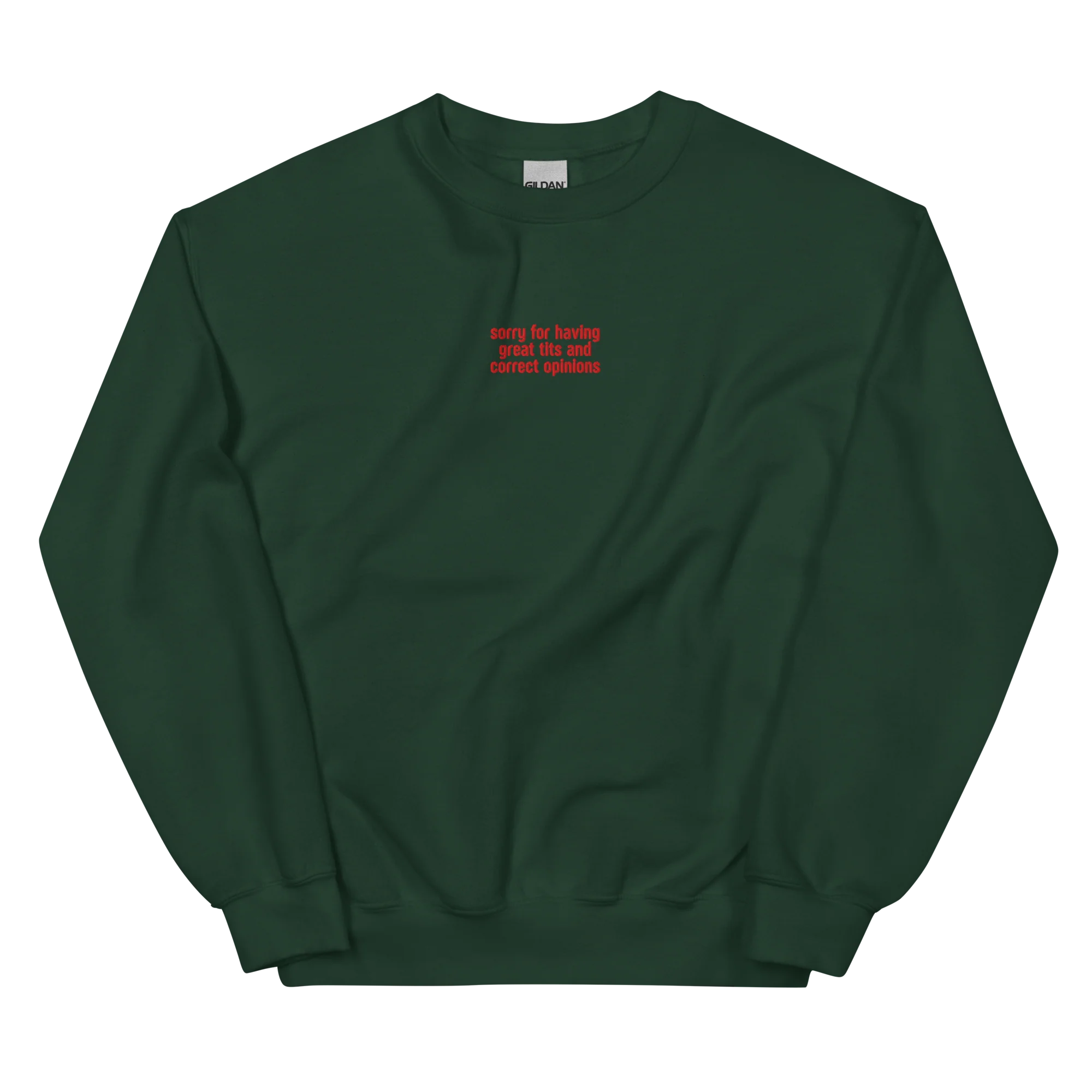Great Tits Correct Opinions Embroidered Sweatshirt - Image 8