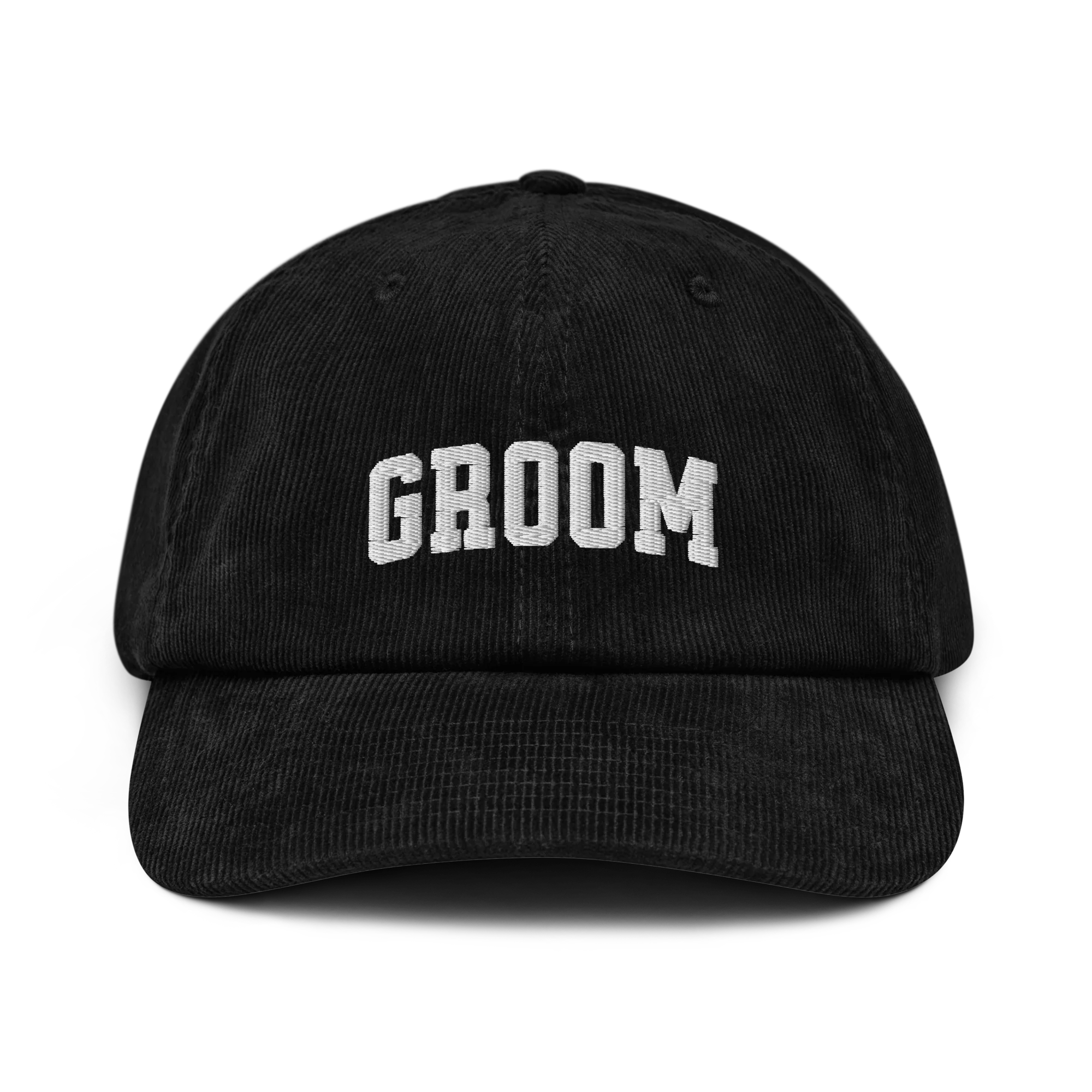 Groom Embroidered Corduroy Hat - Image 10