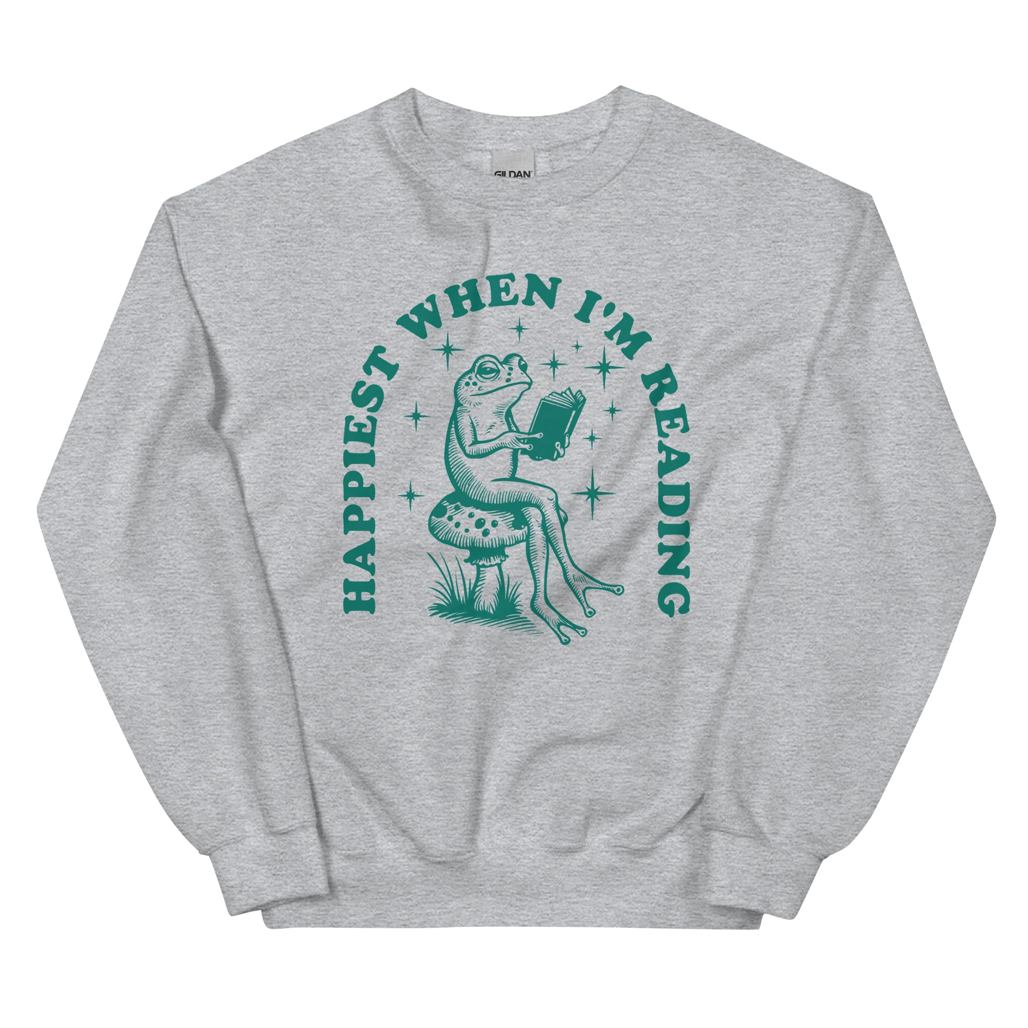 Happiest When I'm Reading Sweatshirt - Image 4