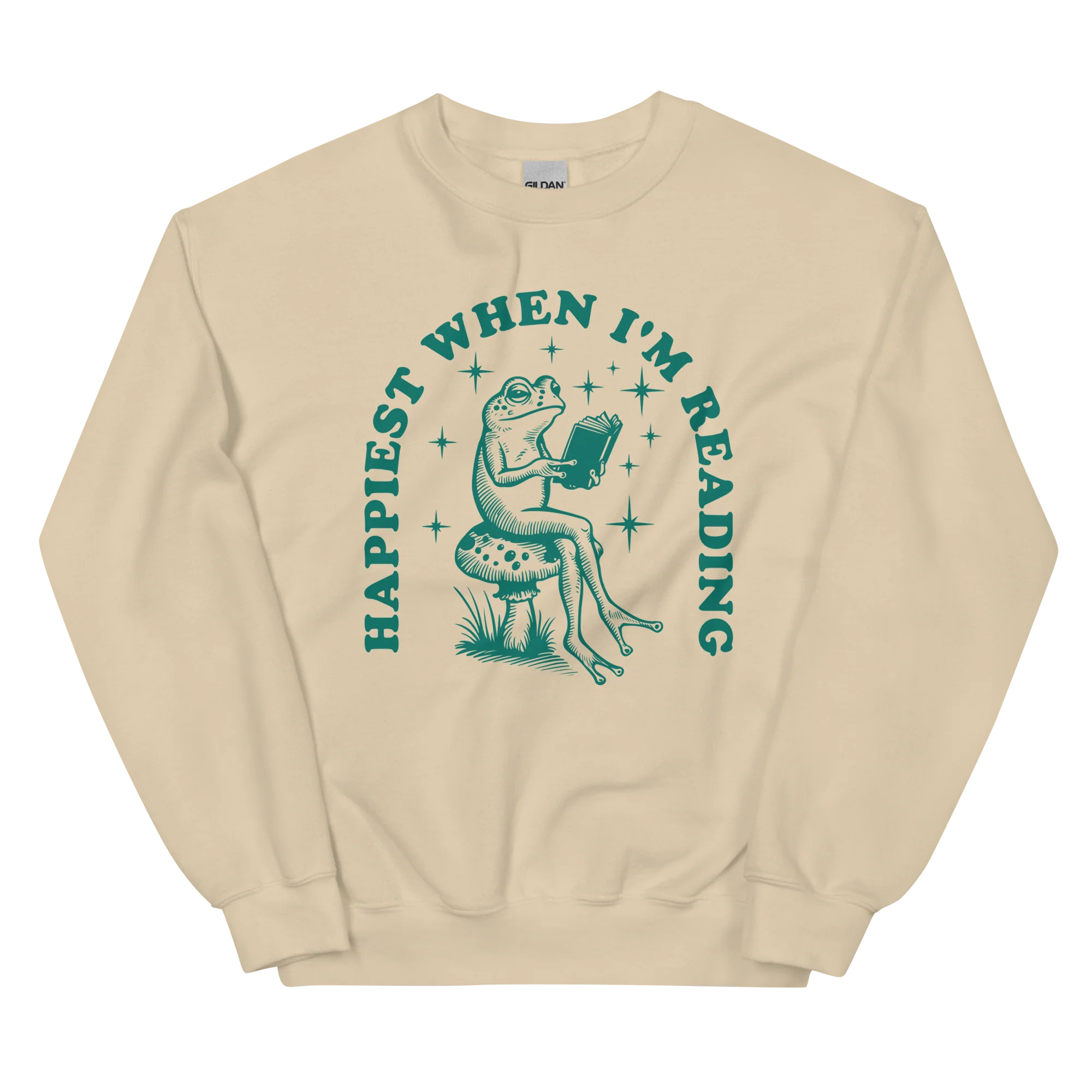 Happiest When I'm Reading Sweatshirt - Image 5