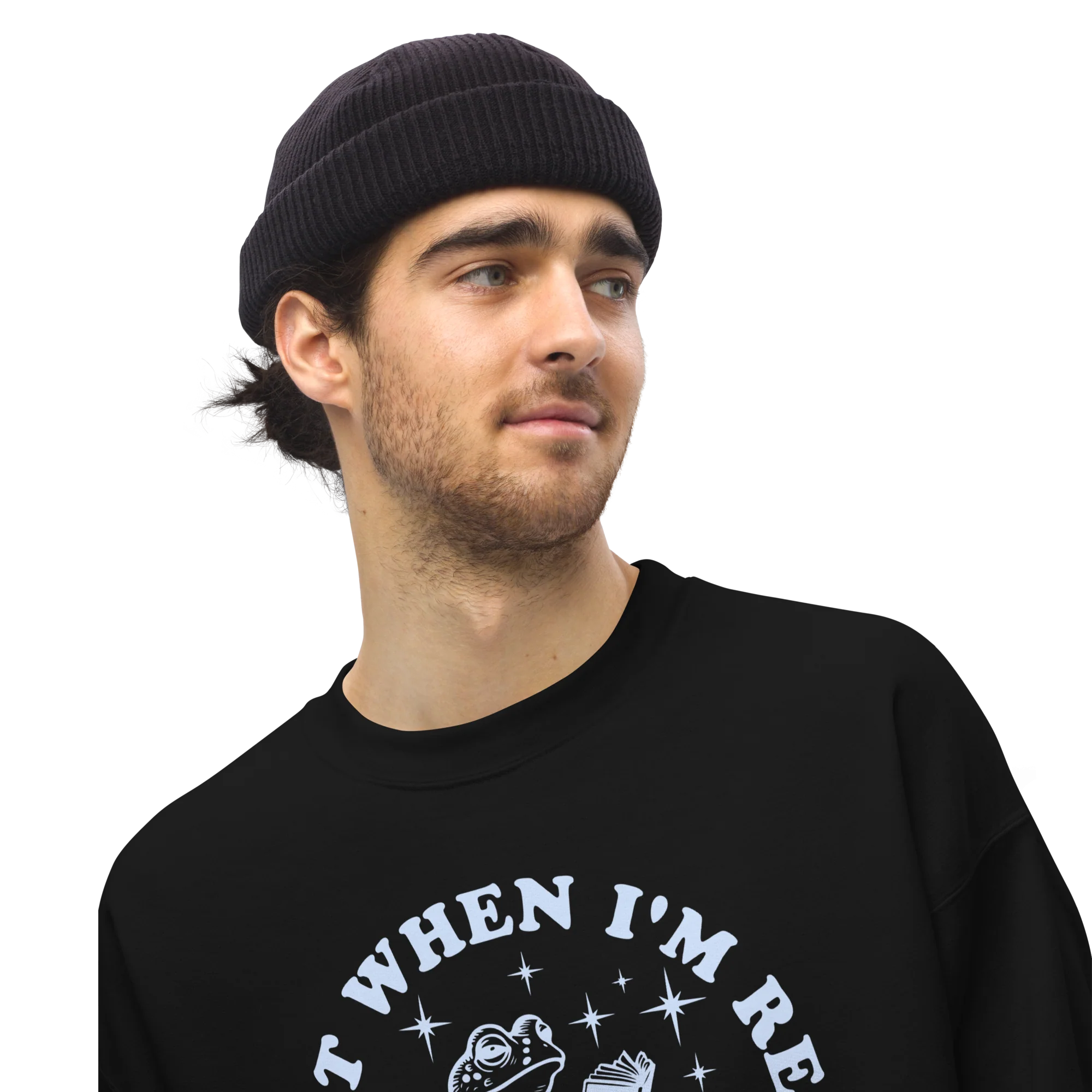 Happiest When I'm Reading Sweatshirt - Image 6