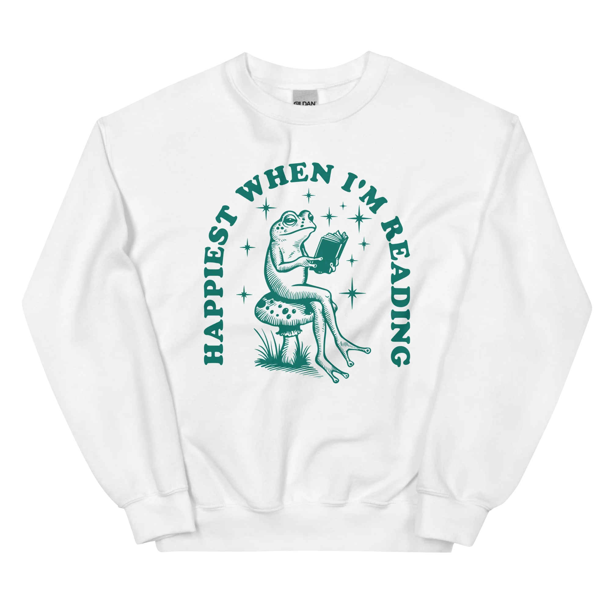 Happiest When I'm Reading Sweatshirt - Image 9