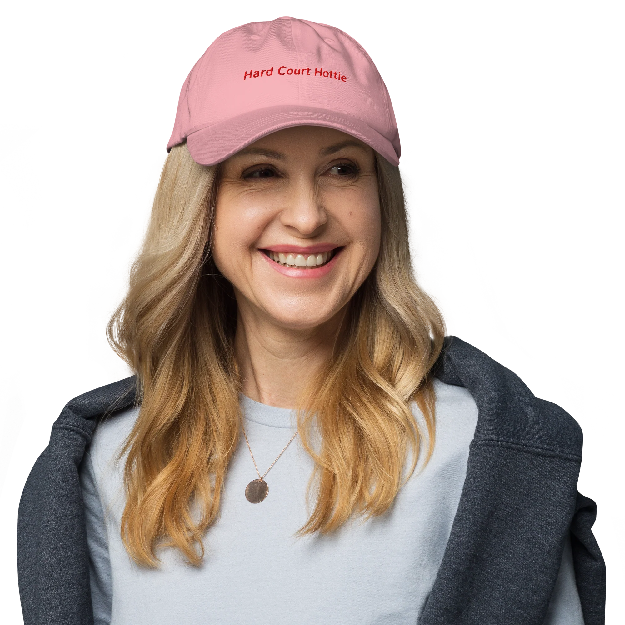 Hard Court Hottie Tennis Embroidered Cap - Image 2