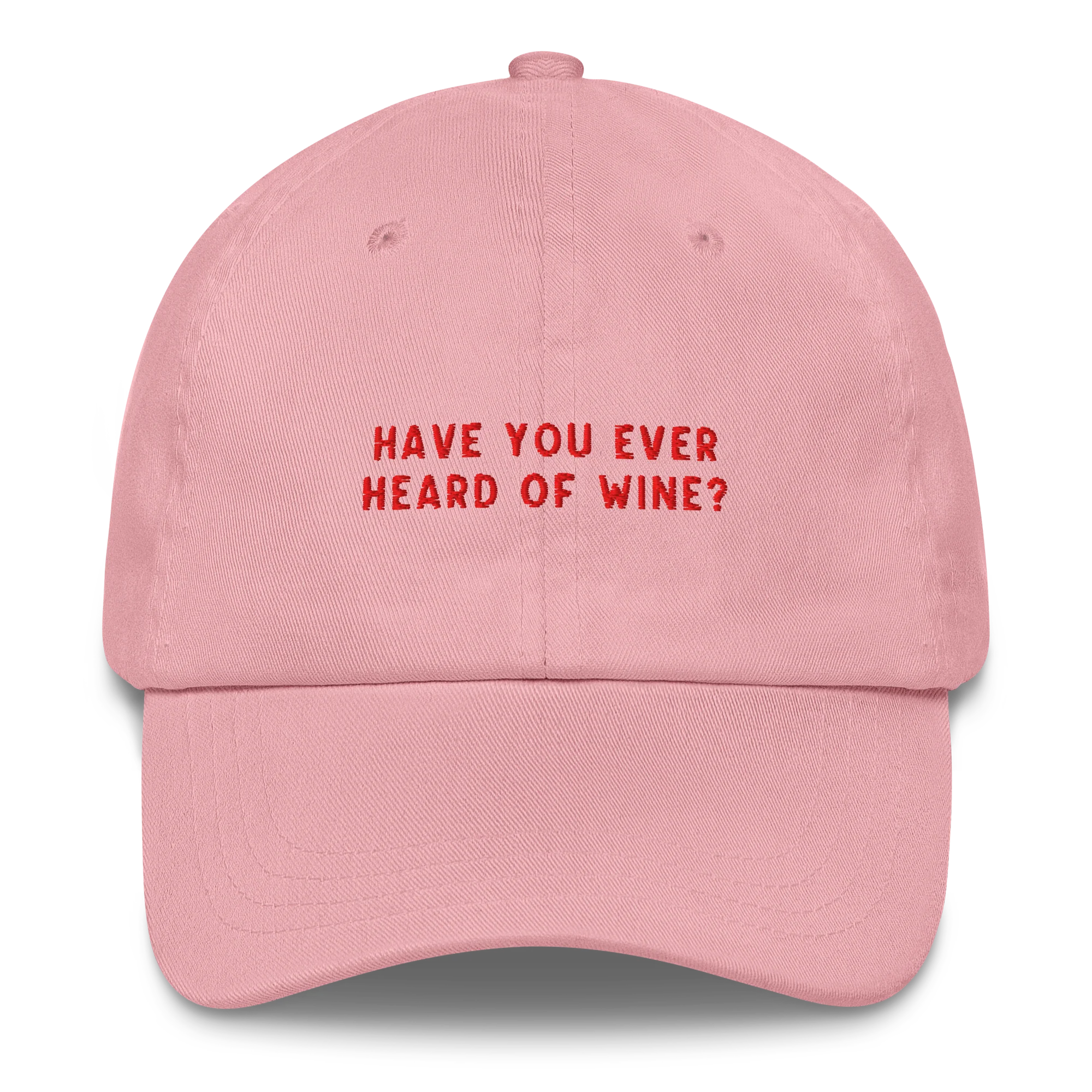 Have You Ever Heard of Wine White Lotus Embroidered Cap - Image 5