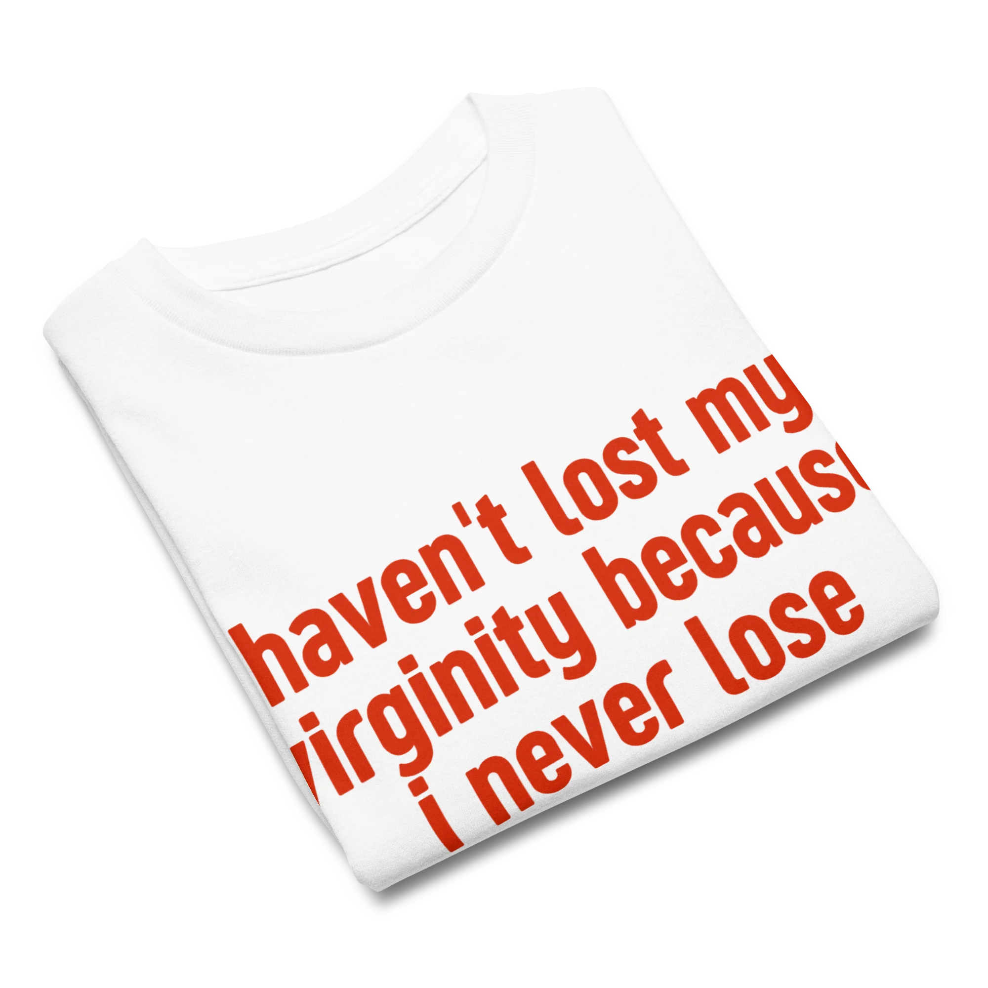 Haven't Lost My Virginity Baby Tee - Image 3