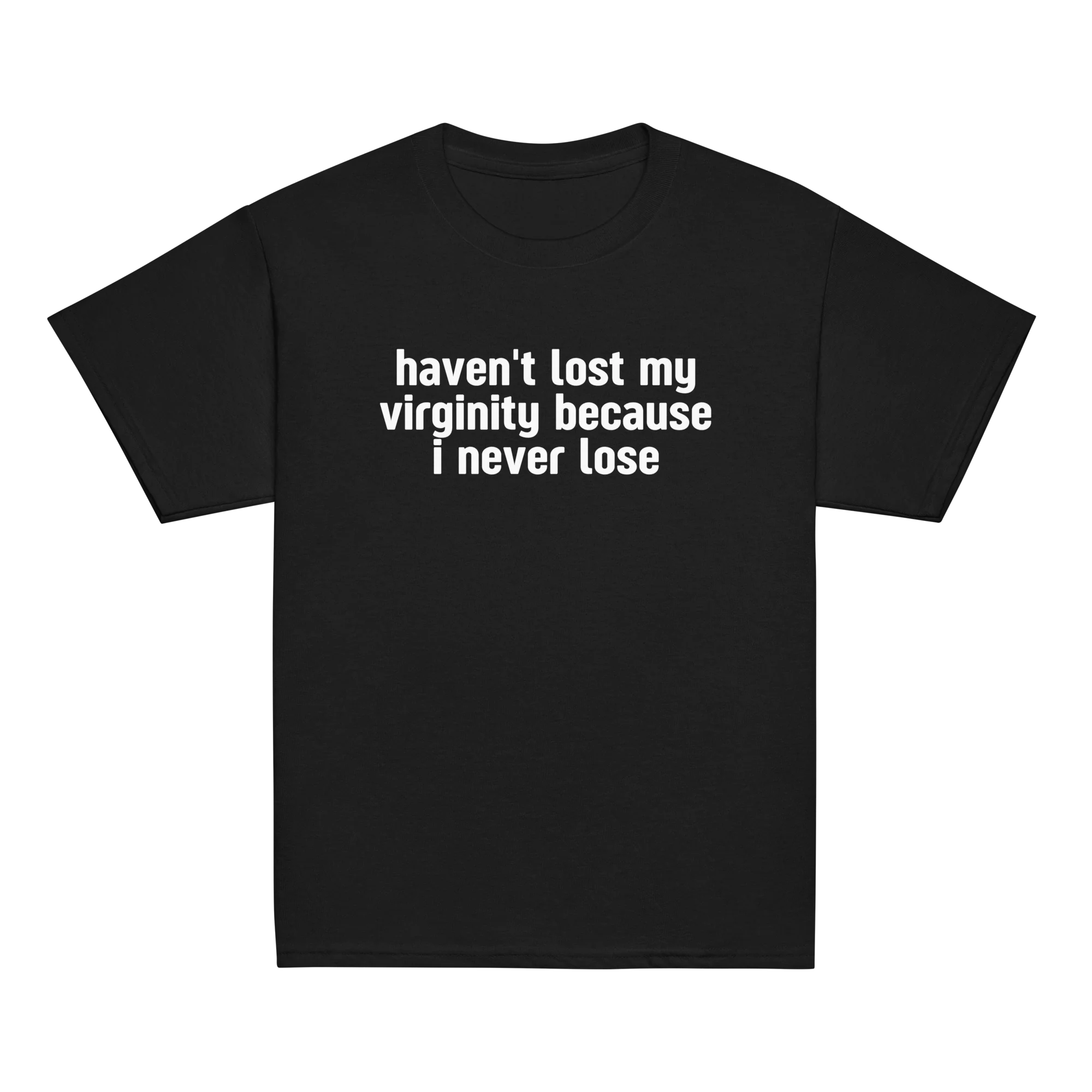 Haven't Lost My Virginity Baby Tee - Image 4