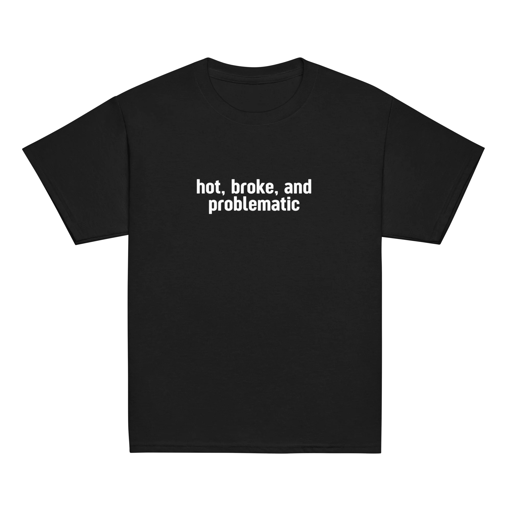 Hot, Broke, and Problematic Baby Tee - Image 9