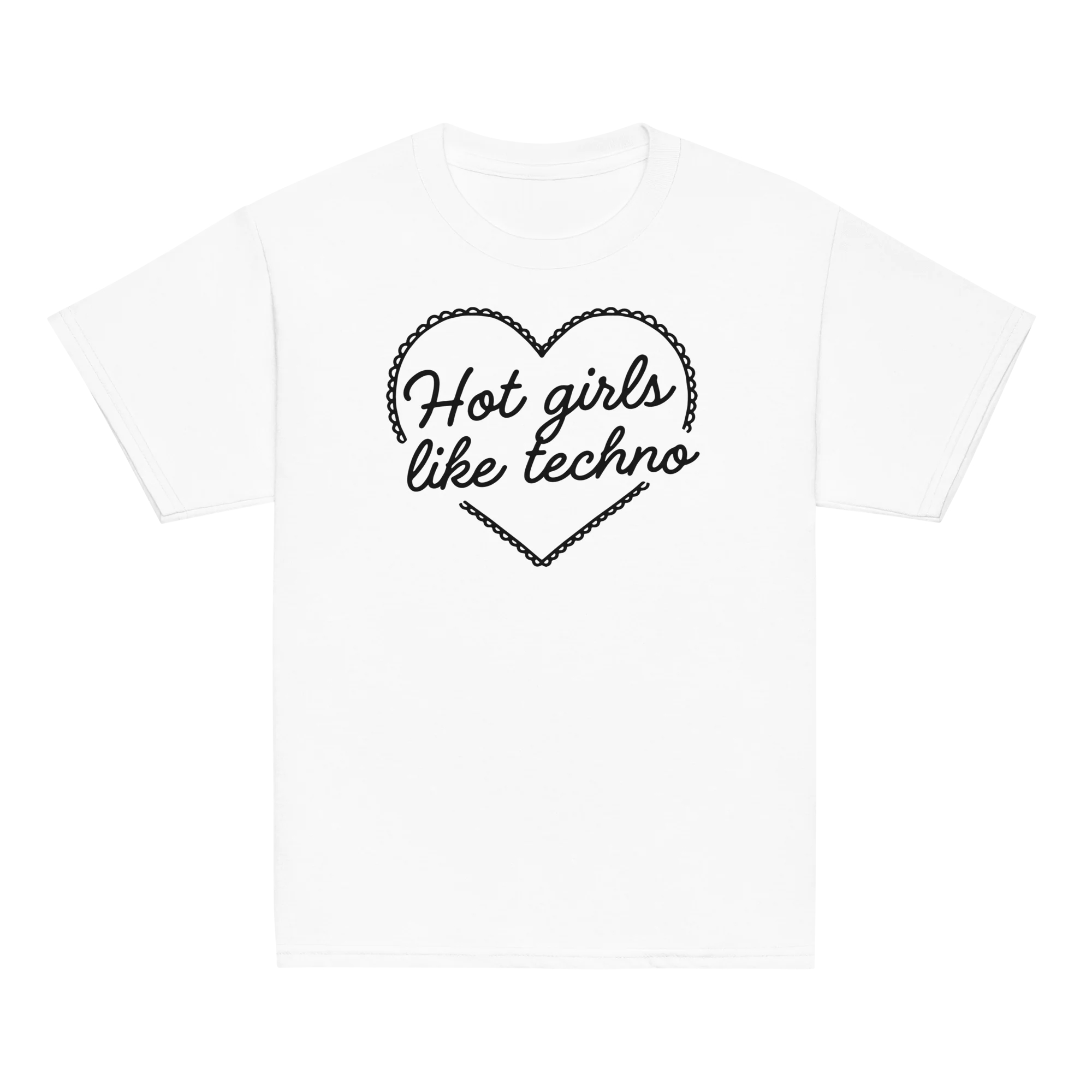 Hot Girls Like Techno Baby Tee - Image 3