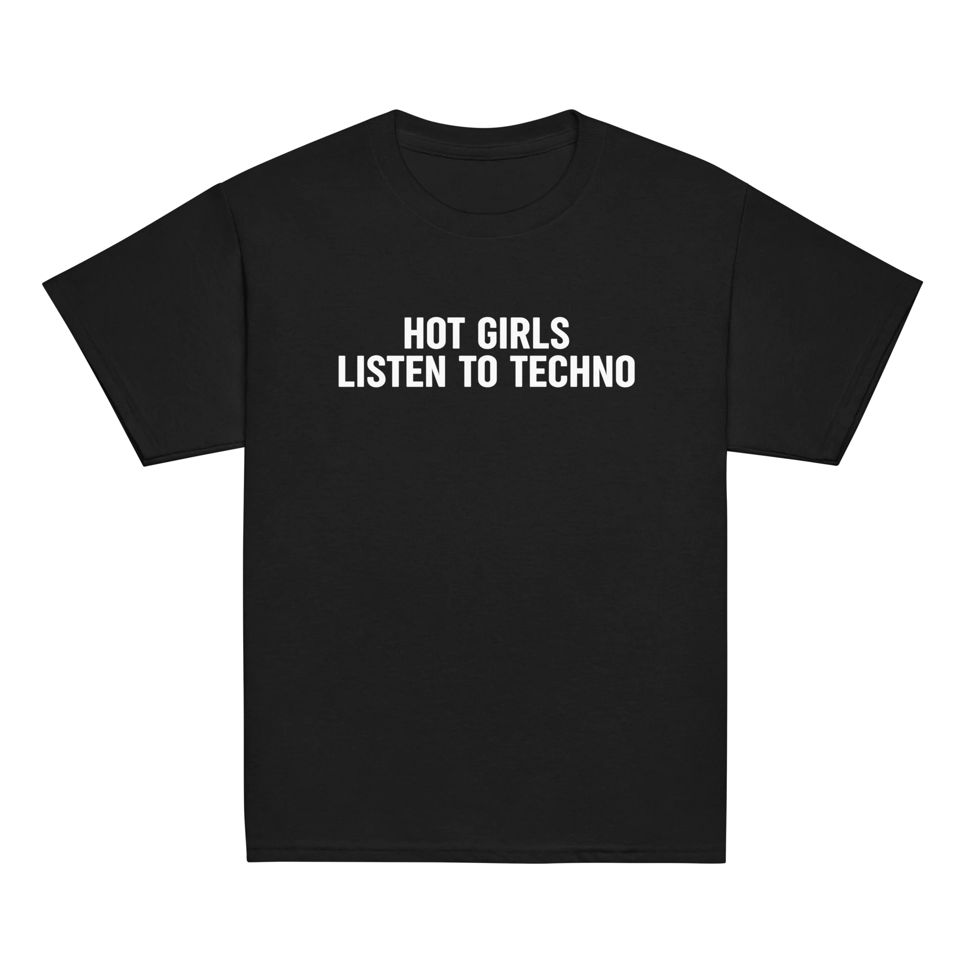 Hot Girls Listen to Techno Baby Tee