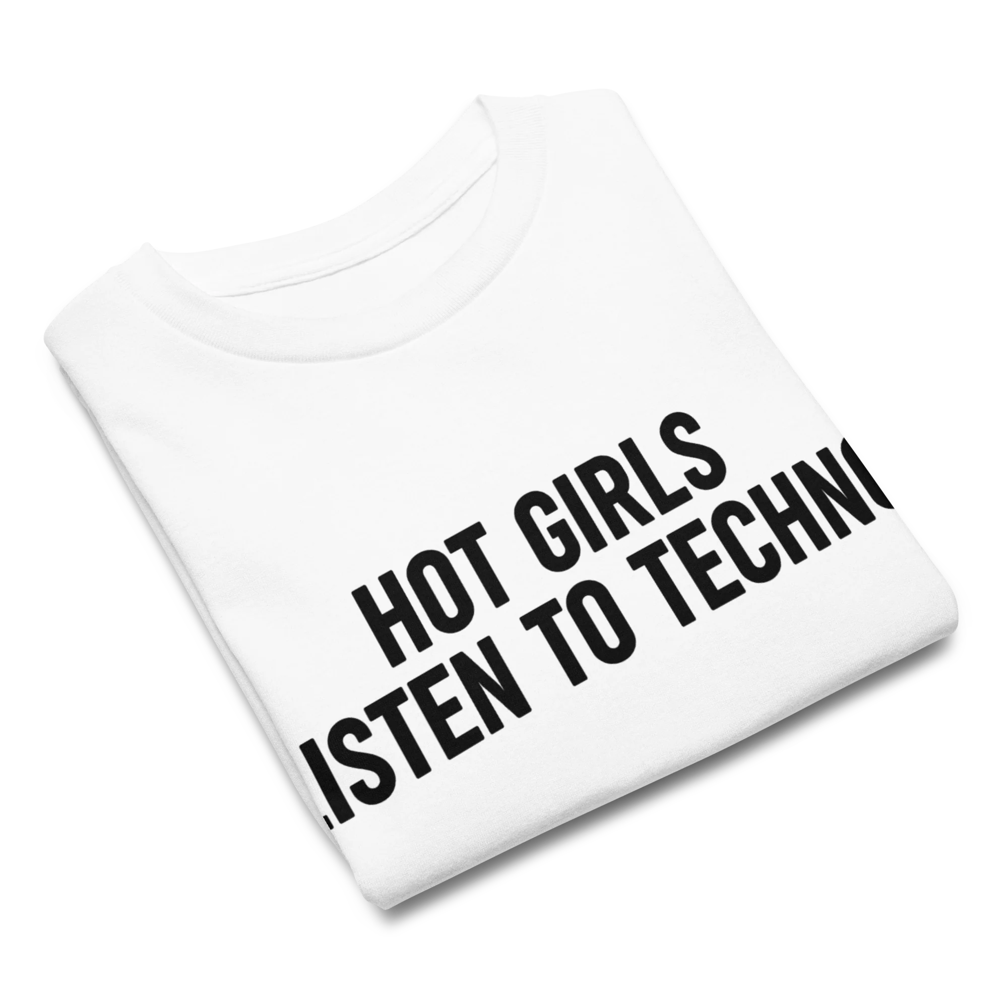 Hot Girls Listen to Techno Baby Tee - Image 4