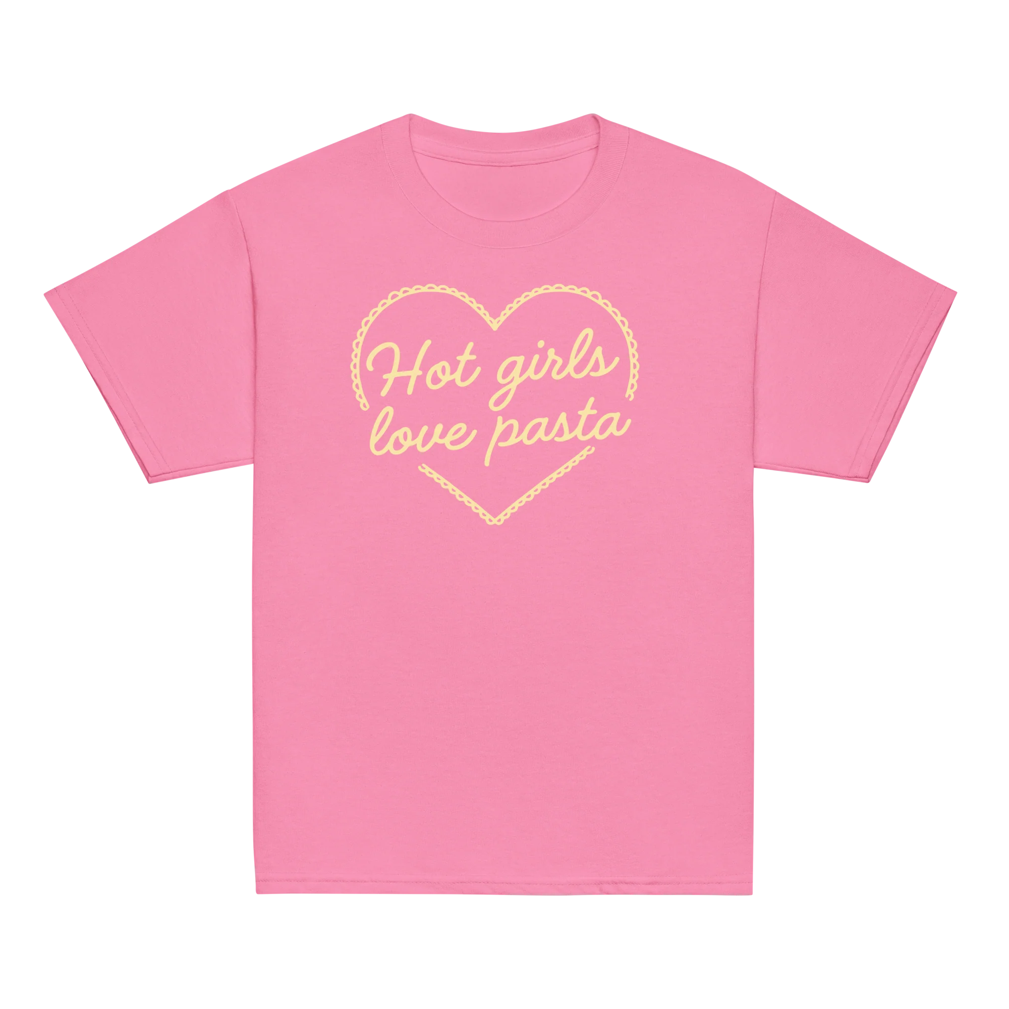 Hot Girls Love Pasta Baby Tee - Image 5