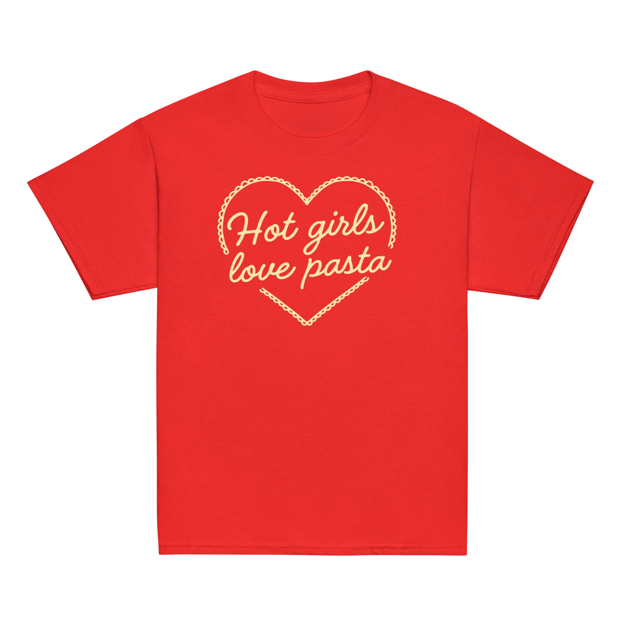Hot Girls Love Pasta Baby Tee - Image 6