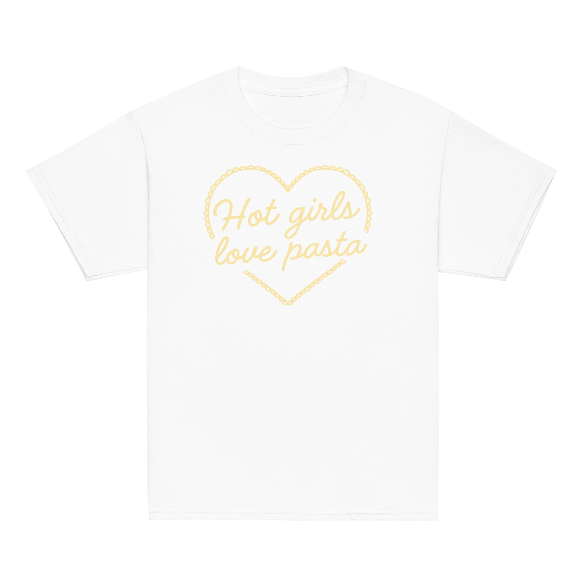 Hot Girls Love Pasta Baby Tee - Image 7