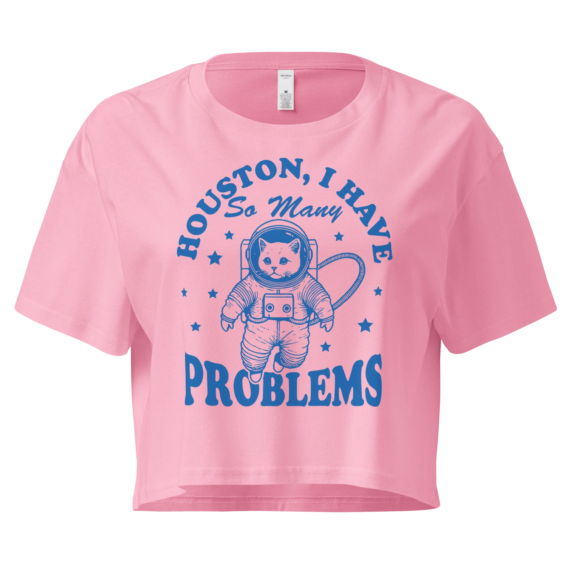 Houston I Have So Many Problems Crop Tee - Image 3
