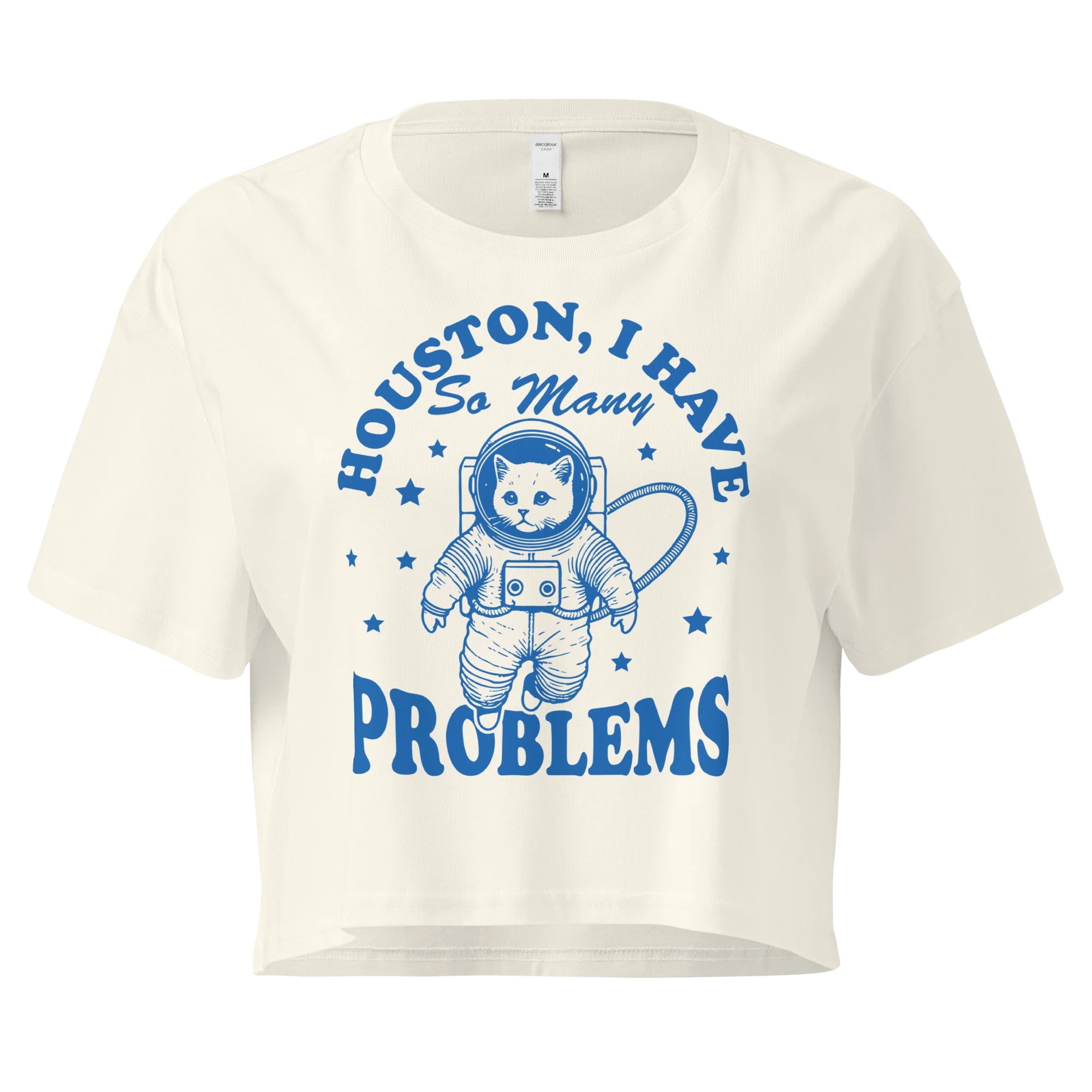Houston I Have So Many Problems Crop Tee - Image 4