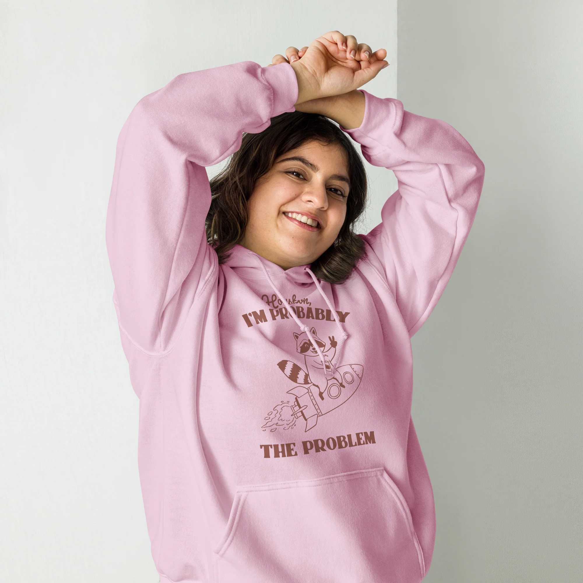 Houston I'm Probably The Problem Hoodie - Image 6