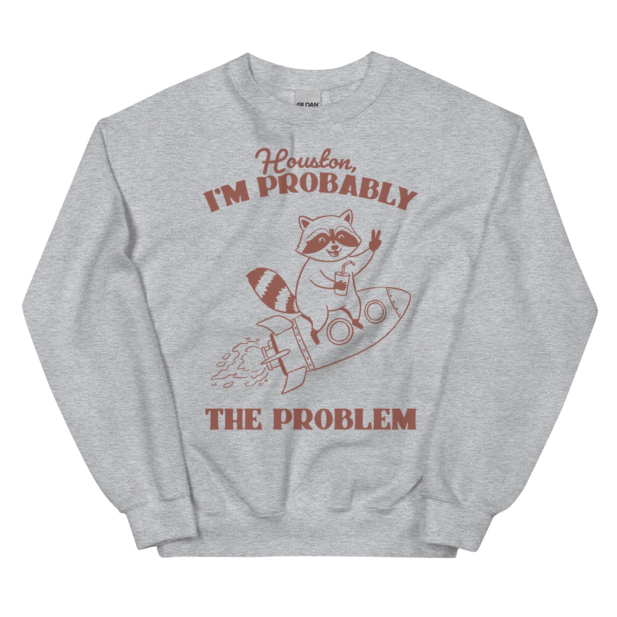 Houston I'm Probably The Problem Sweatshirt - Image 4