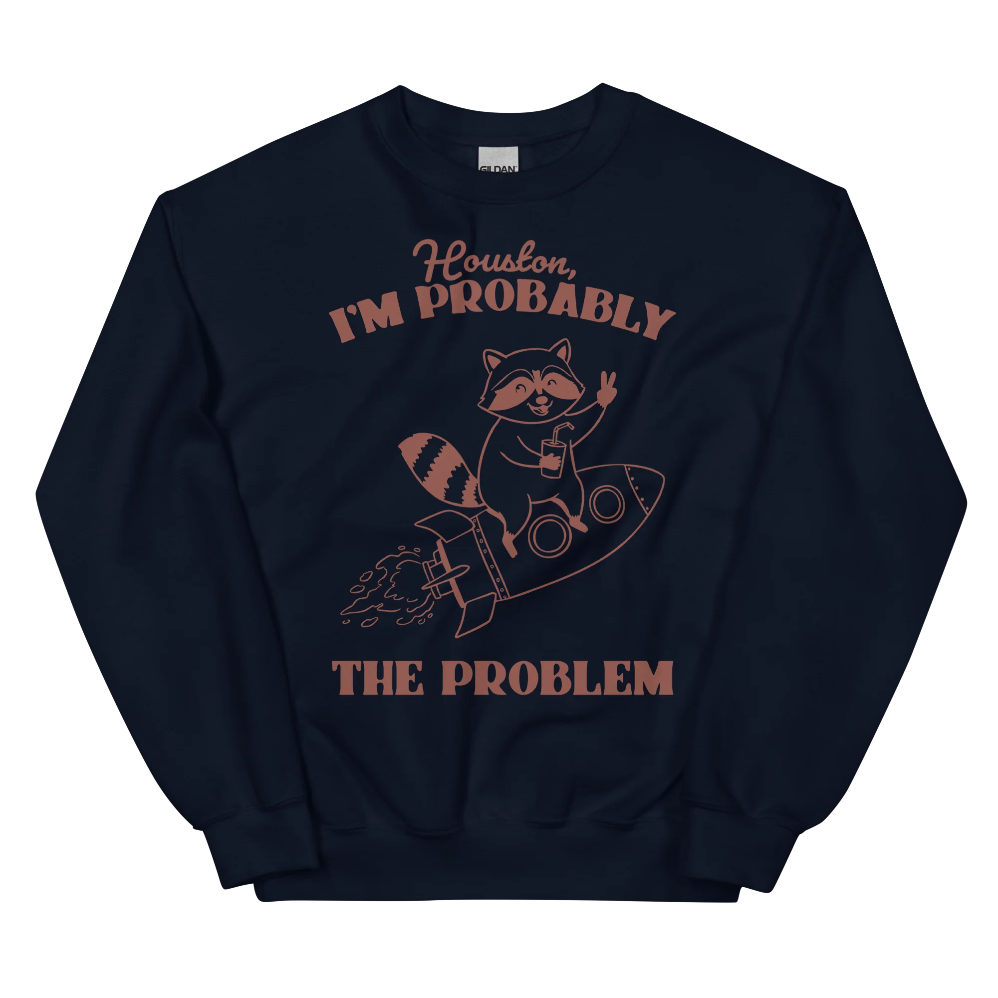 Houston I'm Probably The Problem Sweatshirt - Image 8