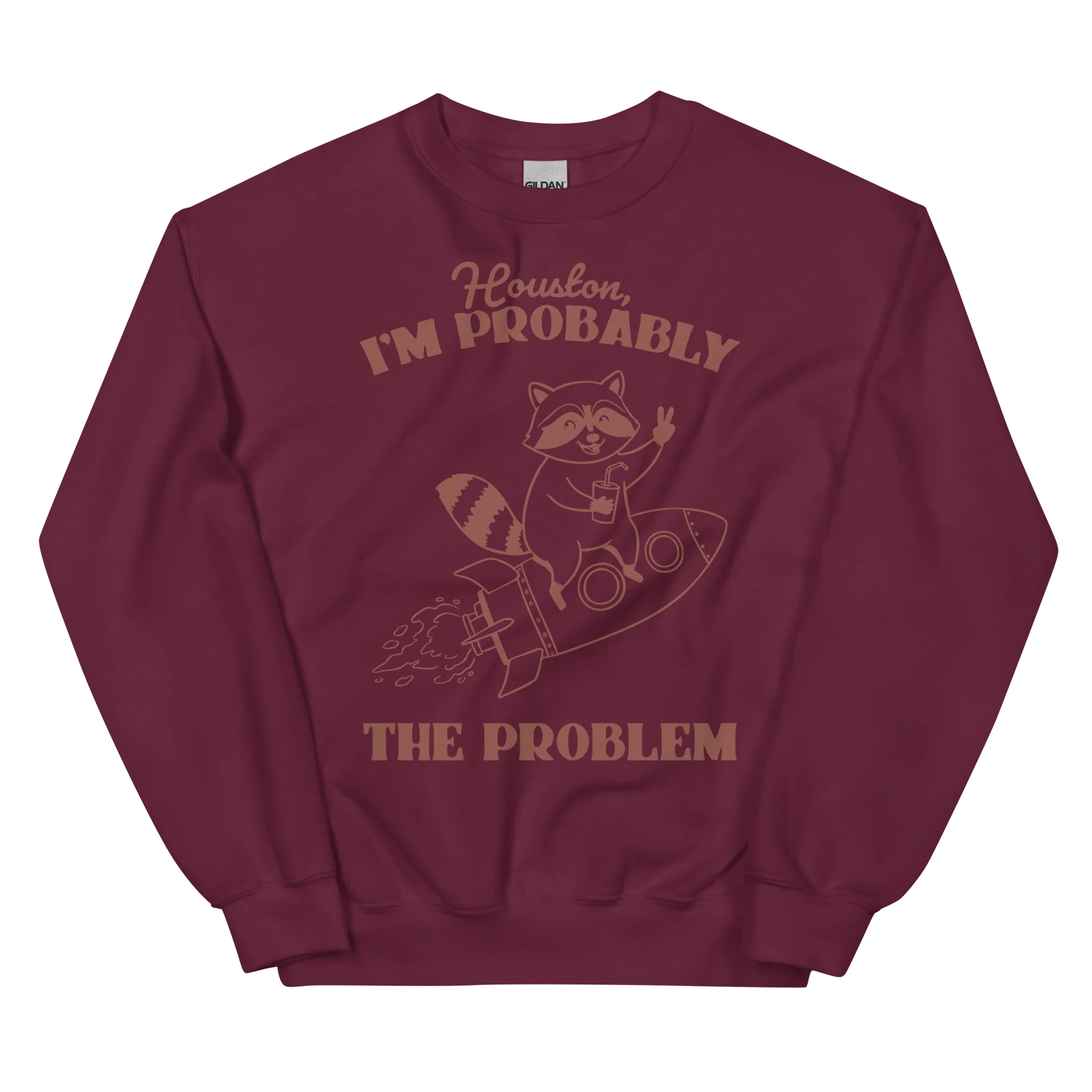 Houston I'm Probably The Problem Sweatshirt - Image 9