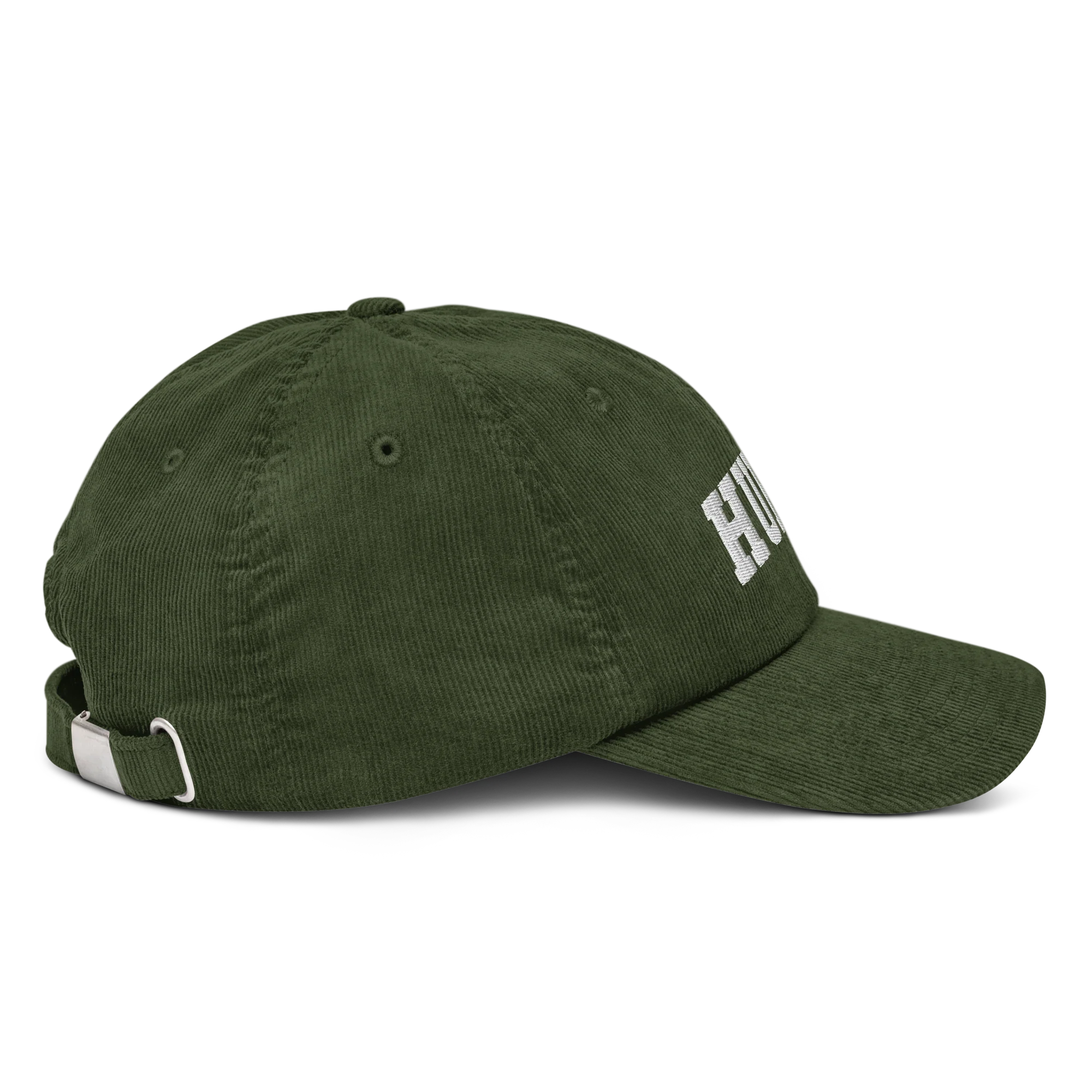 Hubby Embroidered Corduroy Hat - Image 4