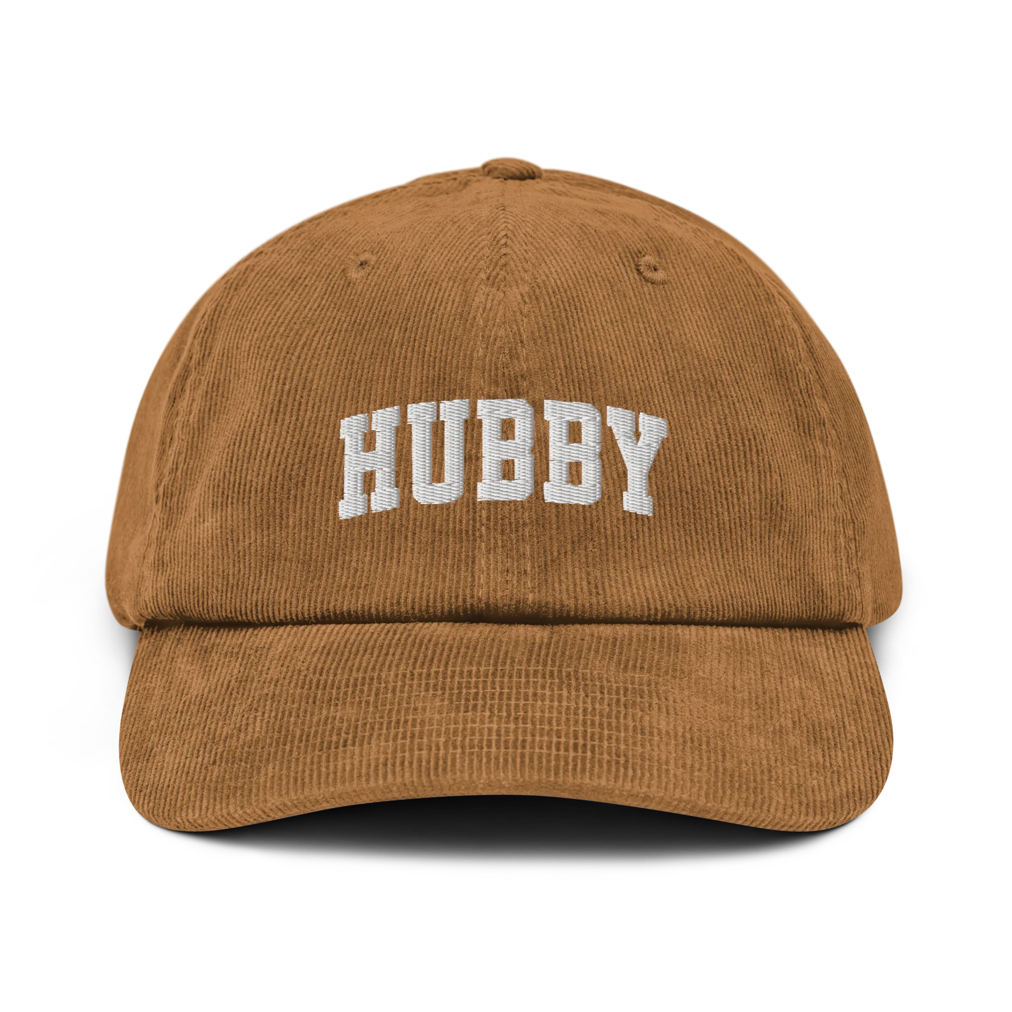 Hubby Embroidered Corduroy Hat - Image 7