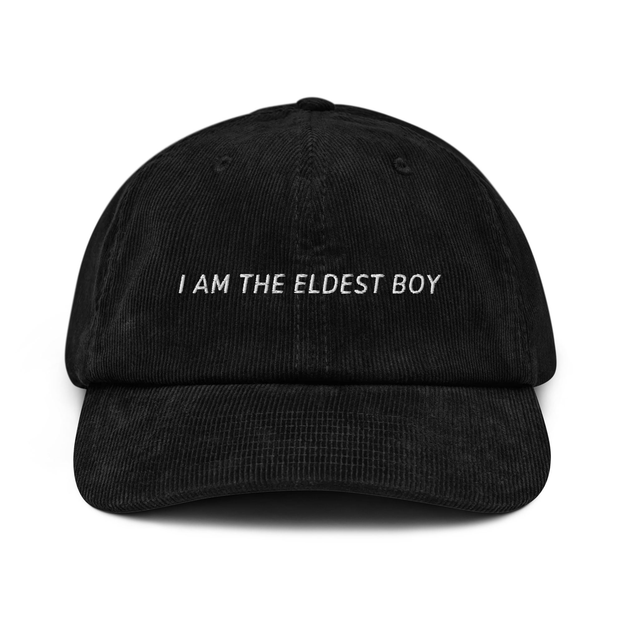 I Am The Eldest Boy Succession Embroidered Corduroy Hat - Image 7