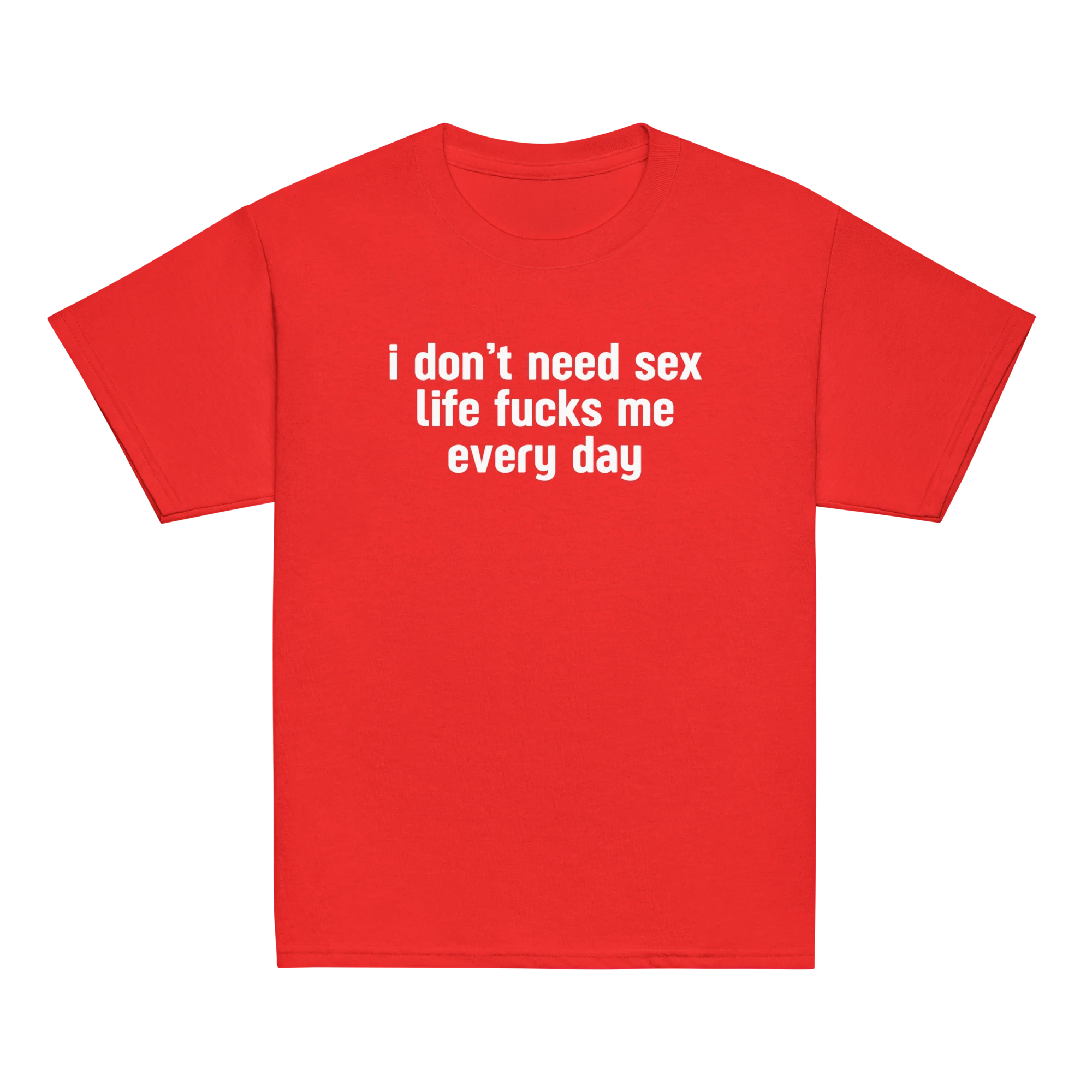 I Don't Need Sex Baby Tee - Image 7