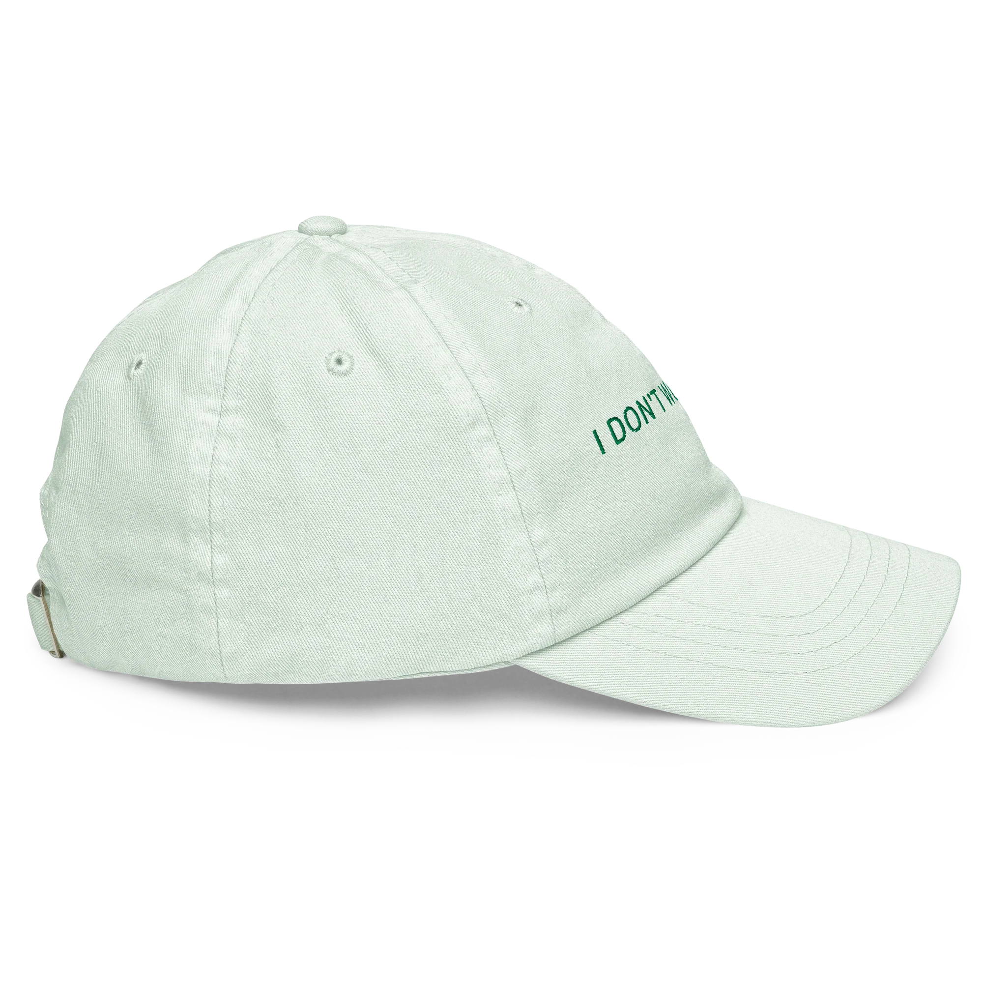 I Don't Work Here Embroidered Pastel Baseball Cap - Image 5