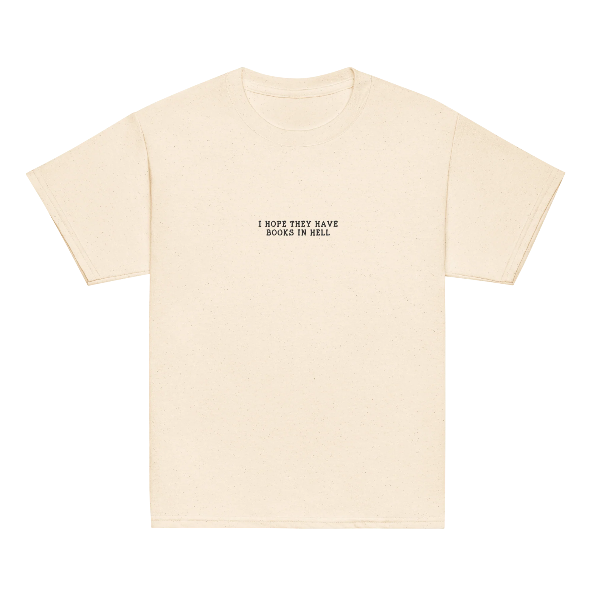 I Hope They Have Books in Hell Embroidered Baby Tee - Image 11