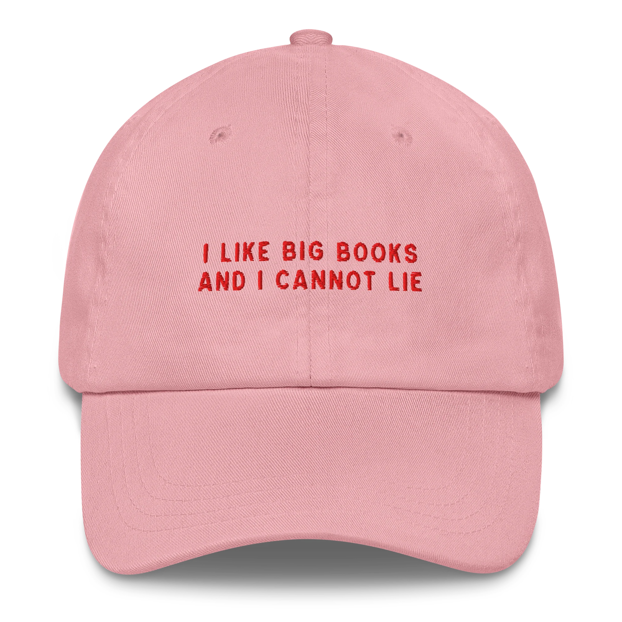 I Like Big Books Cannot Lie Embroidered Cap