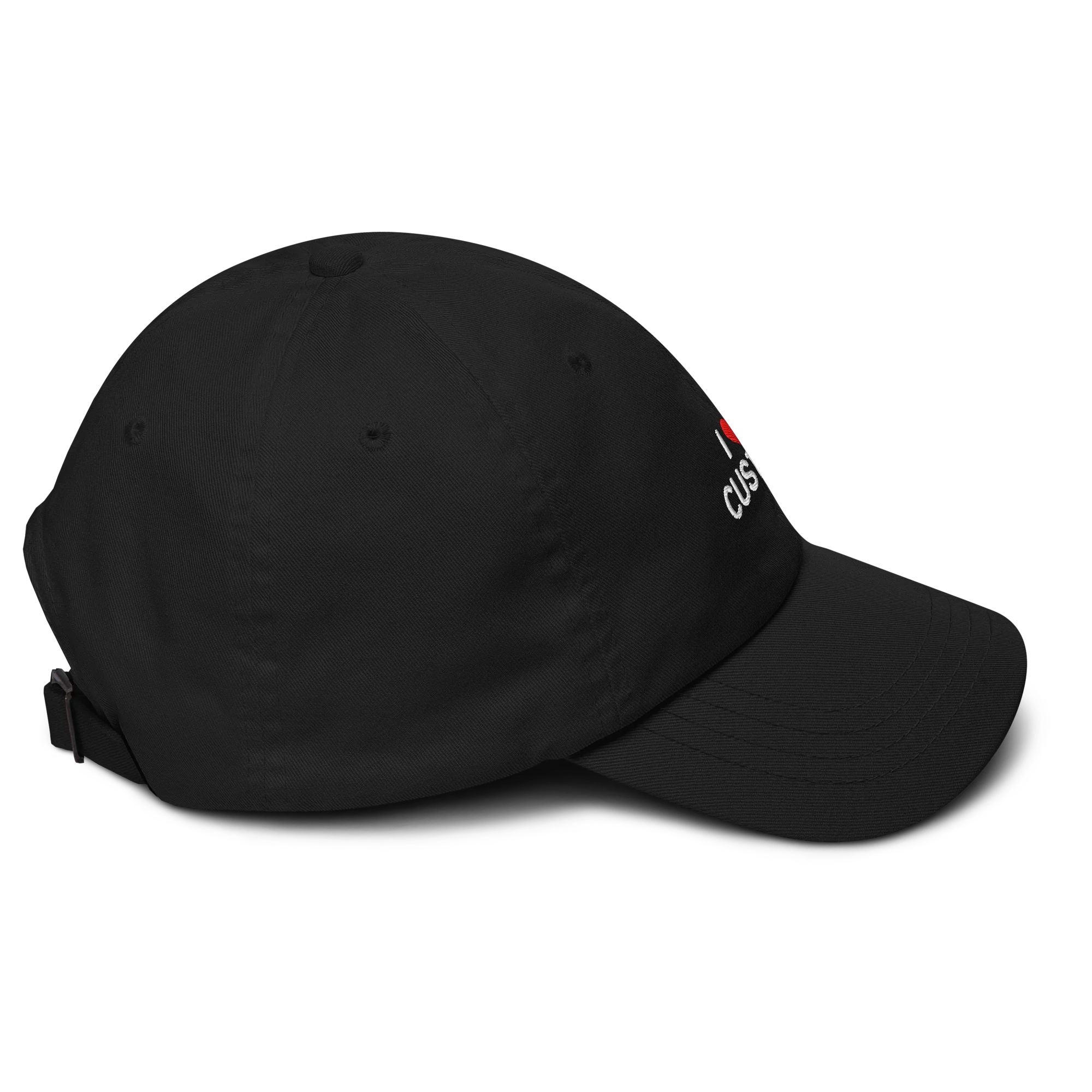I Love (CUSTOM) Embroidered Cap - Image 3