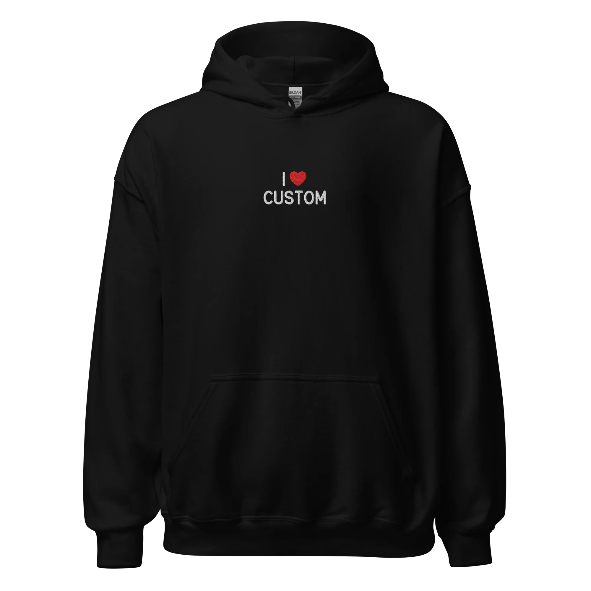 I Love (CUSTOM) Embroidered Hoodie - Image 7