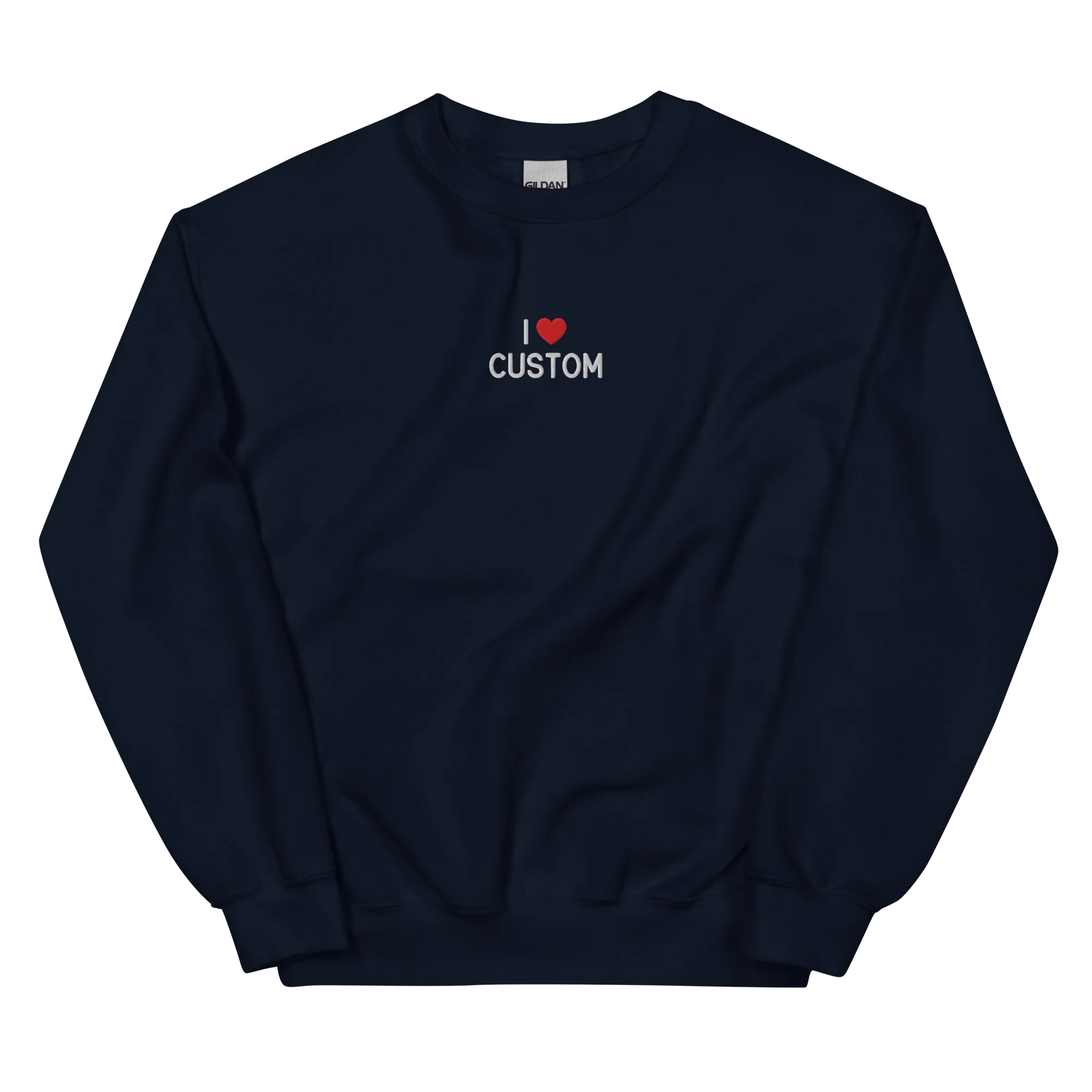 I Love (CUSTOM) Embroidered Sweatshirt - Image 10