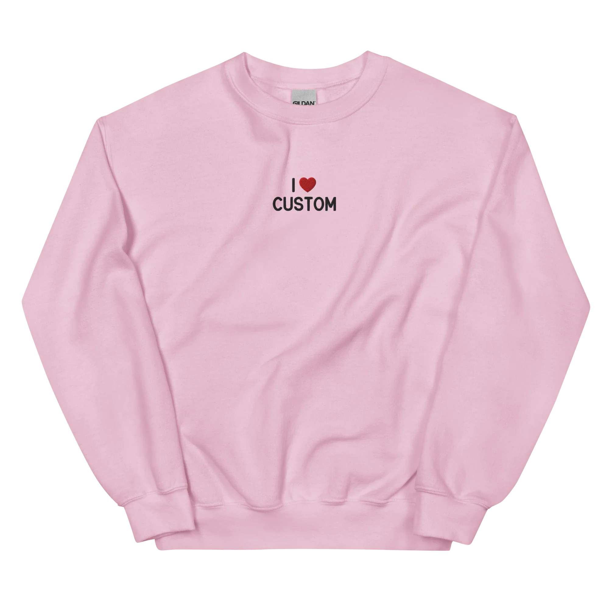 I Love (CUSTOM) Embroidered Sweatshirt - Image 4