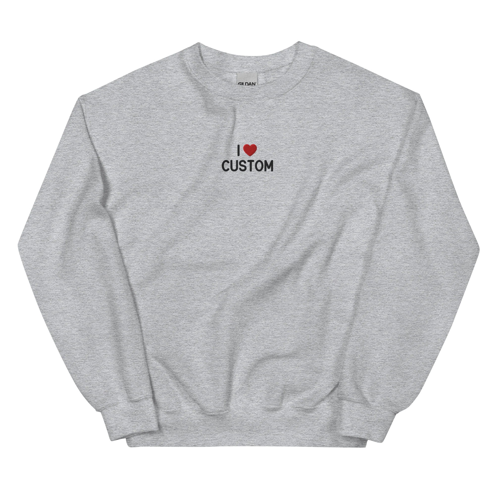 I Love (CUSTOM) Embroidered Sweatshirt - Image 6