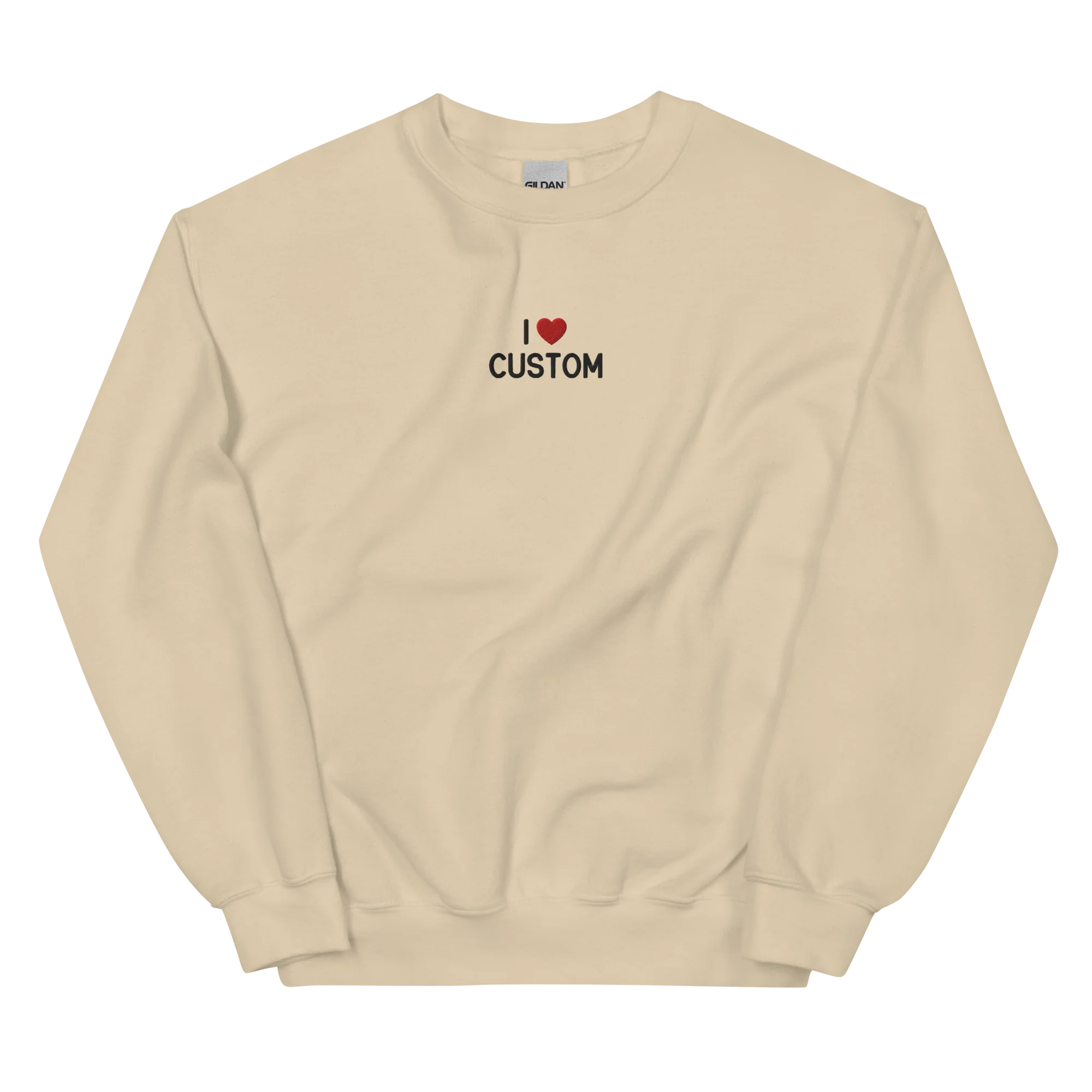 I Love (CUSTOM) Embroidered Sweatshirt - Image 8