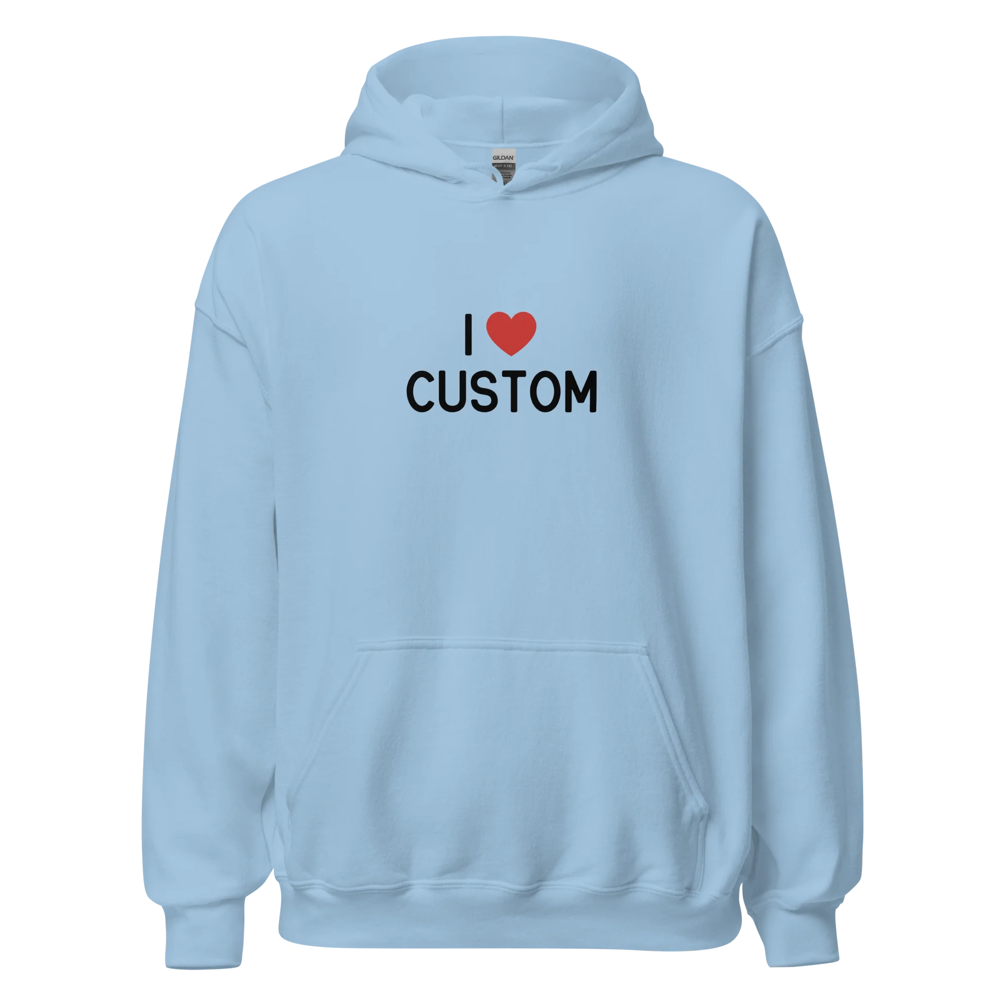 I Love (CUSTOM) Hoodie - Image 3