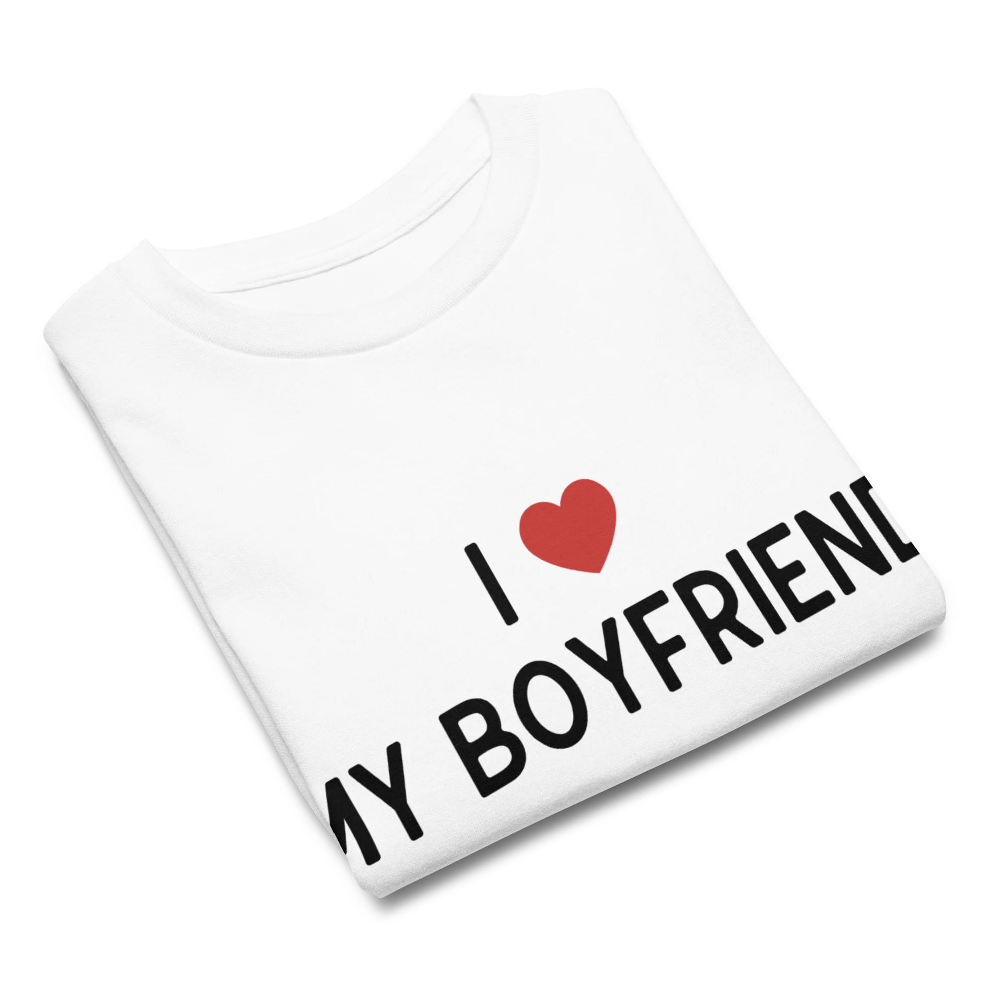 I Love My Boyfriend Baby Tee - Image 3