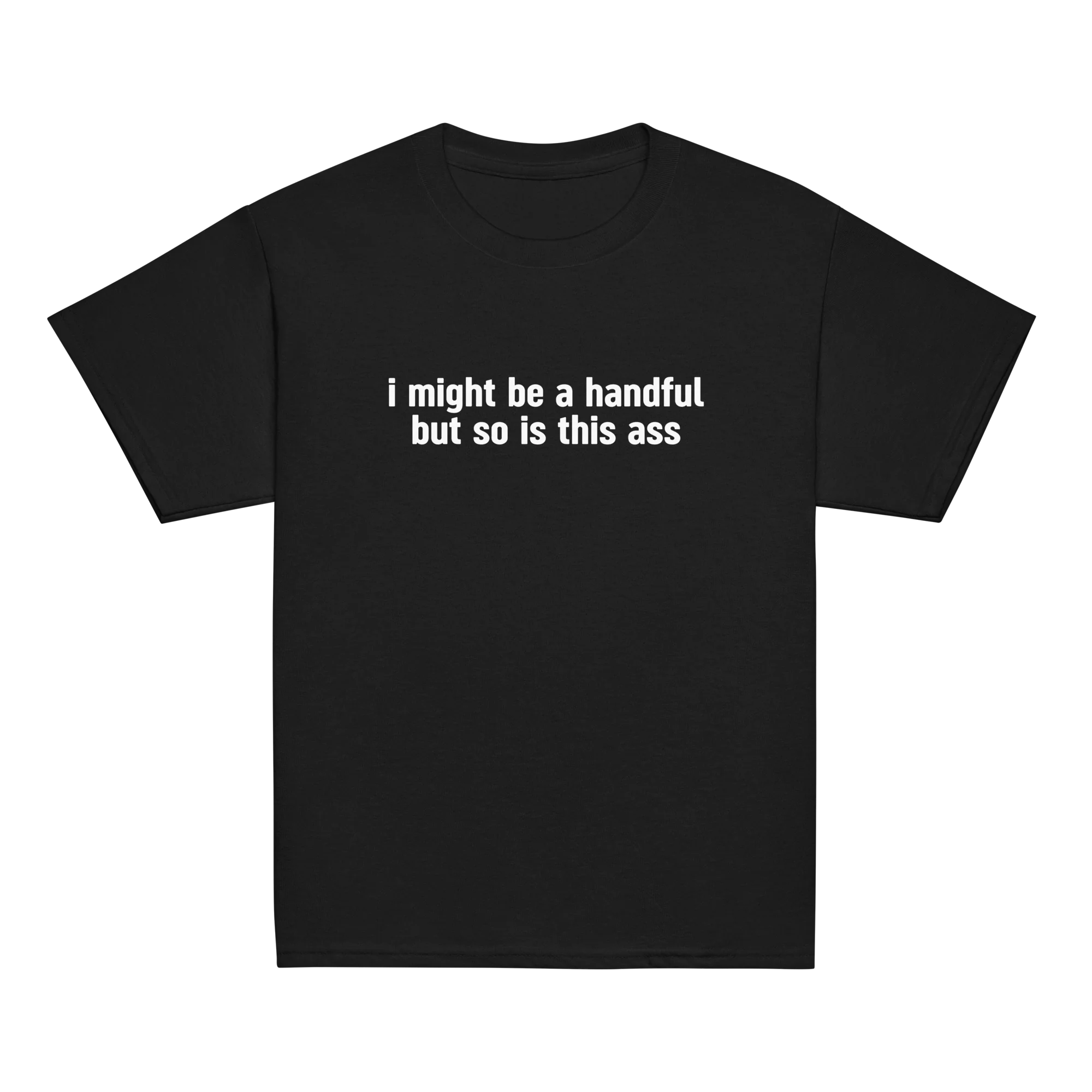 I Might Be a Handful So is This Ass Baby Tee
