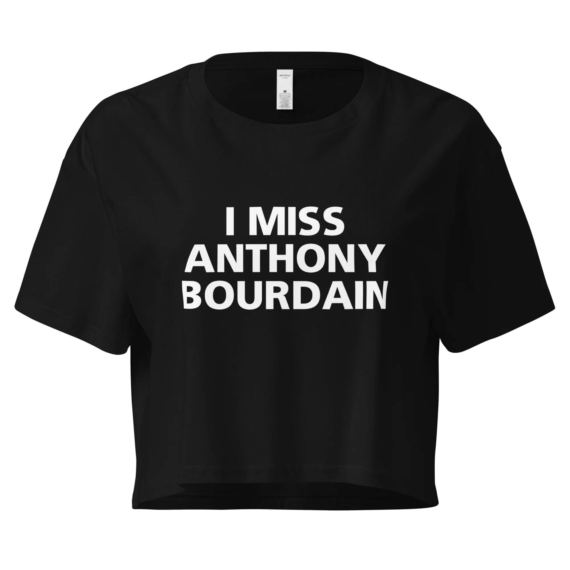 I Miss Anthony Bourdain Crop Tee
