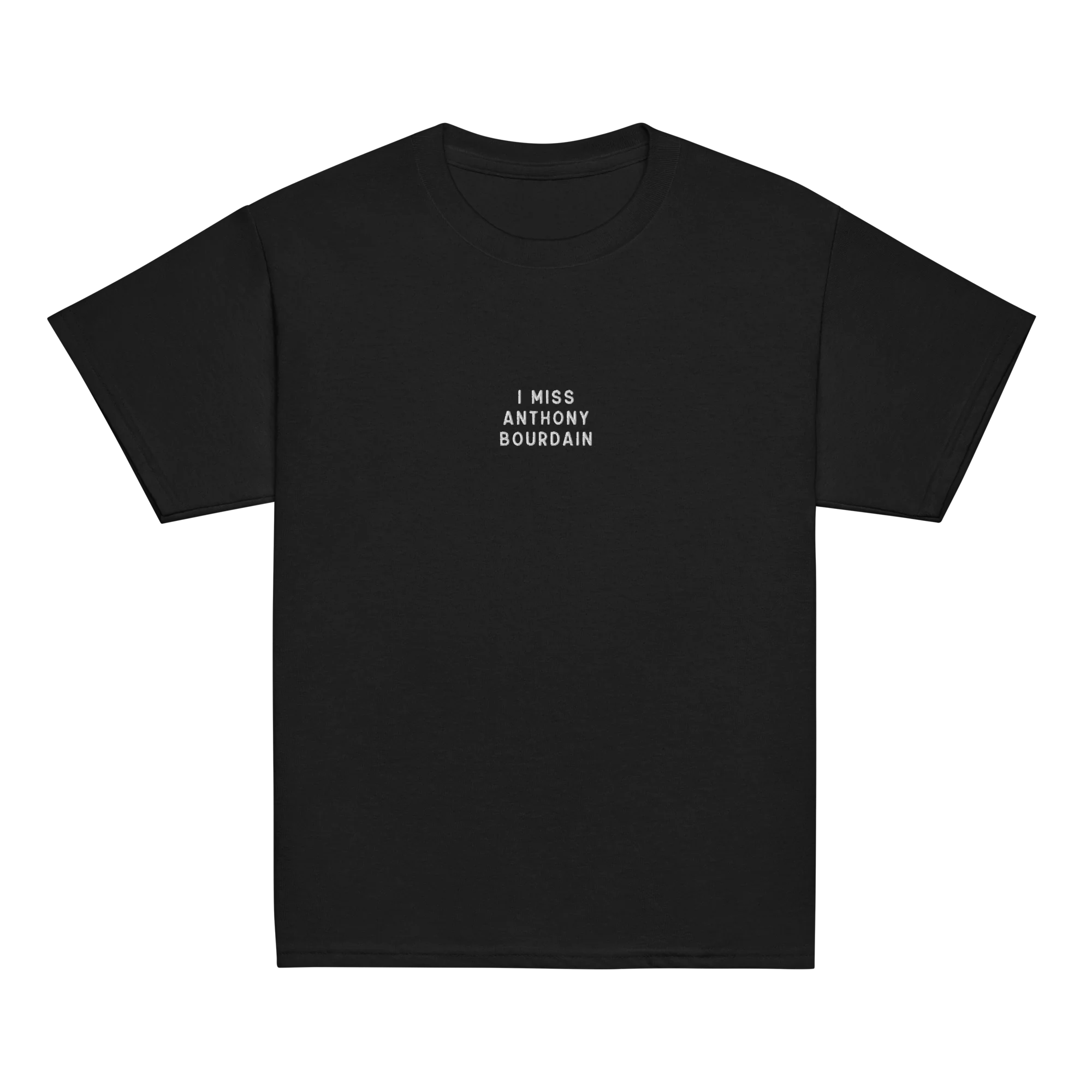 I Miss Anthony Bourdain Embroidered Baby Tee