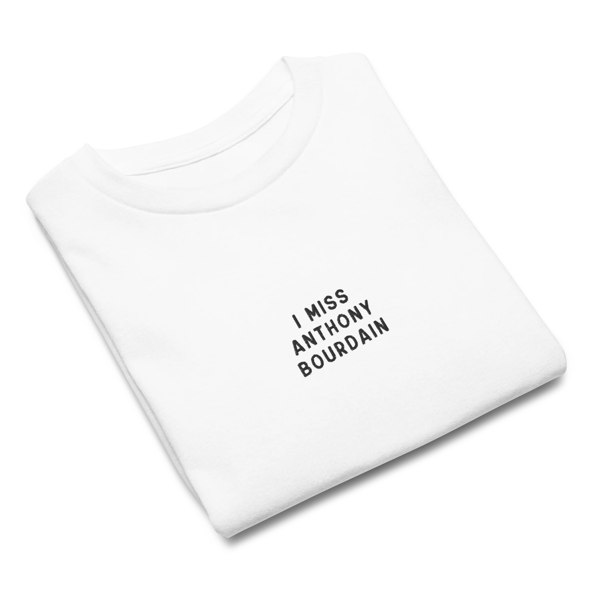 I Miss Anthony Bourdain Embroidered Baby Tee - Image 9