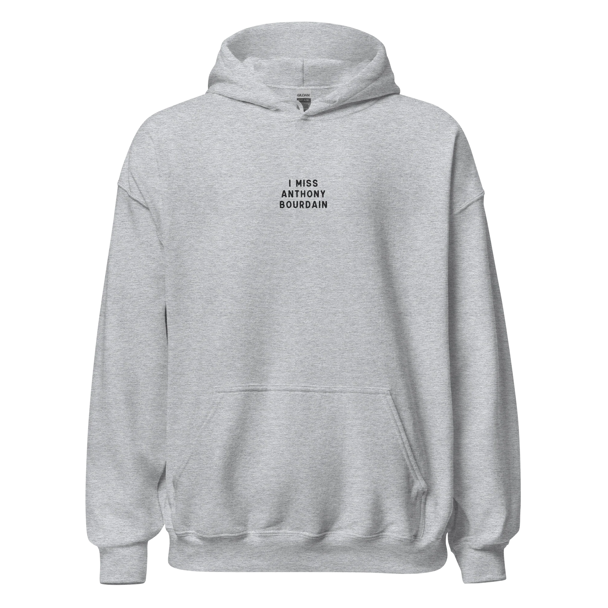 I Miss Anthony Bourdain Embroidered Hoodie - Image 3