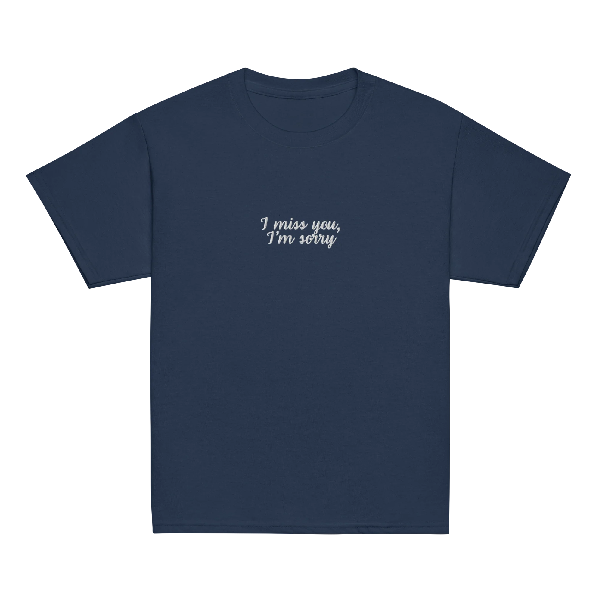 I Miss You I'm Sorry Embroidered Baby Tee - Image 7