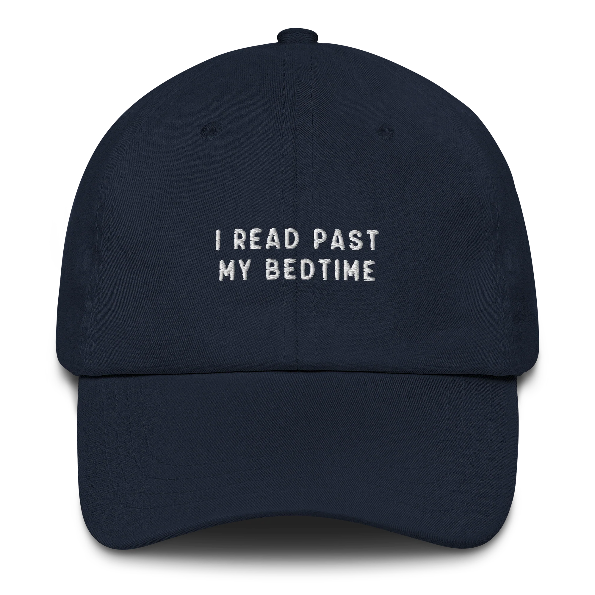 I Read Past My Bedtime Embroidered Cap - Image 10