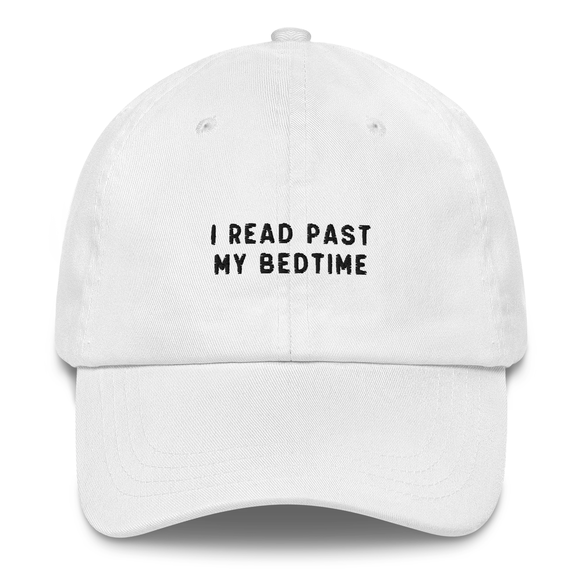 I Read Past My Bedtime Embroidered Cap - Image 4