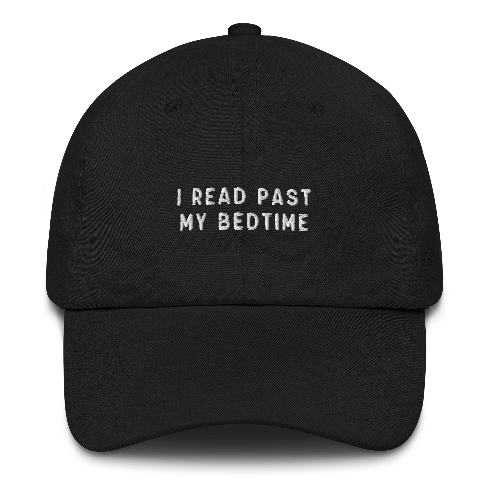 I Read Past My Bedtime Embroidered Cap - Image 7