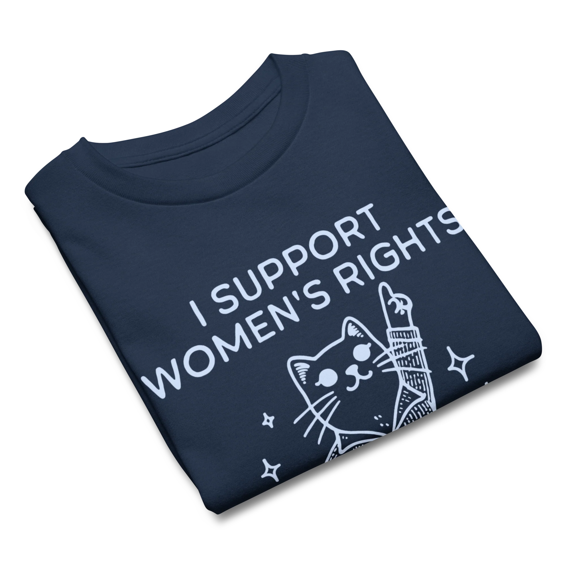I Support Women’s Rights Wrongs Baby Tee - Image 8